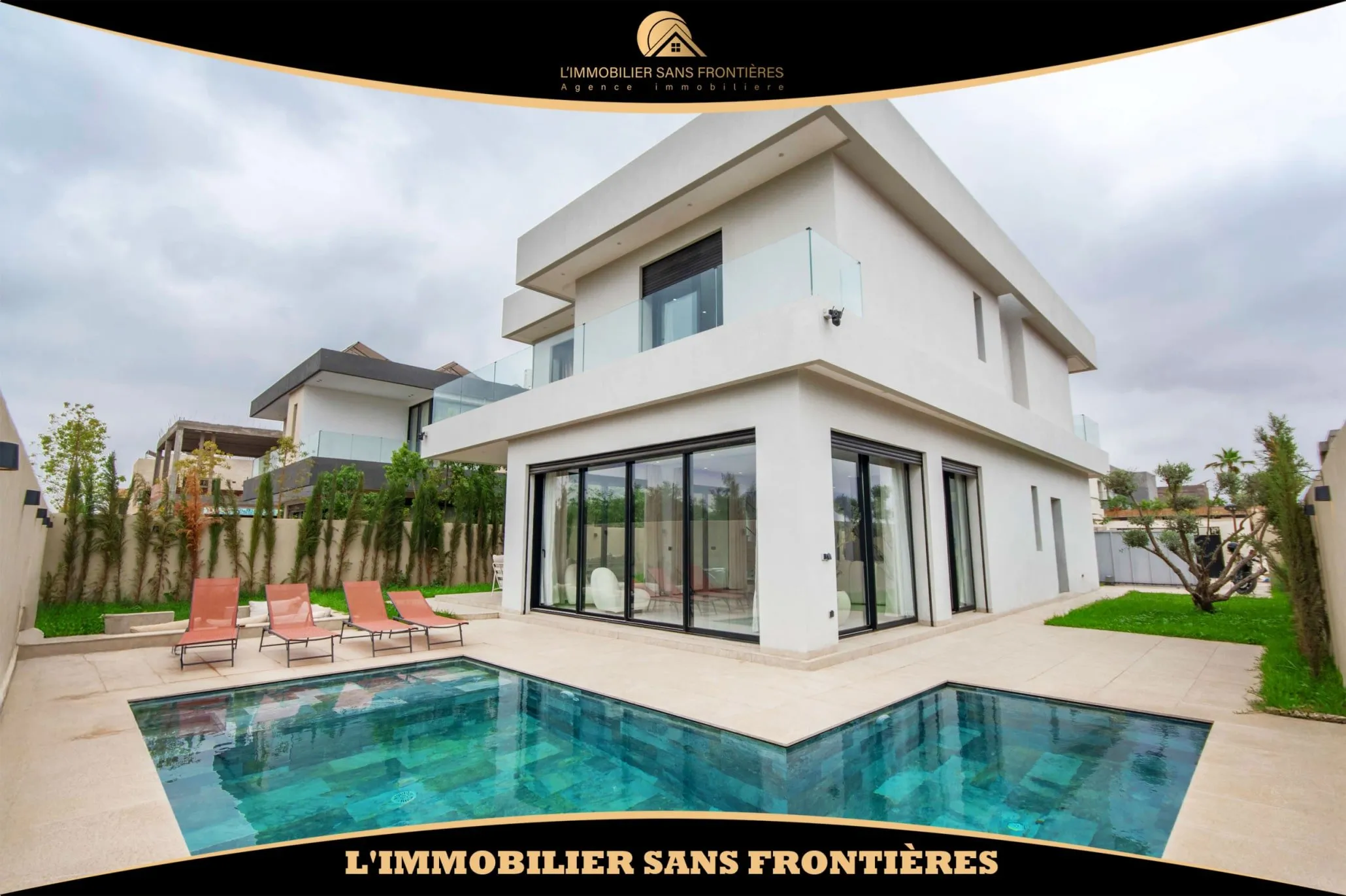 Villa meublée à vendre à Route d’Ourika, Golf Akenza km 10, 480 m², Marrakech - مراكش