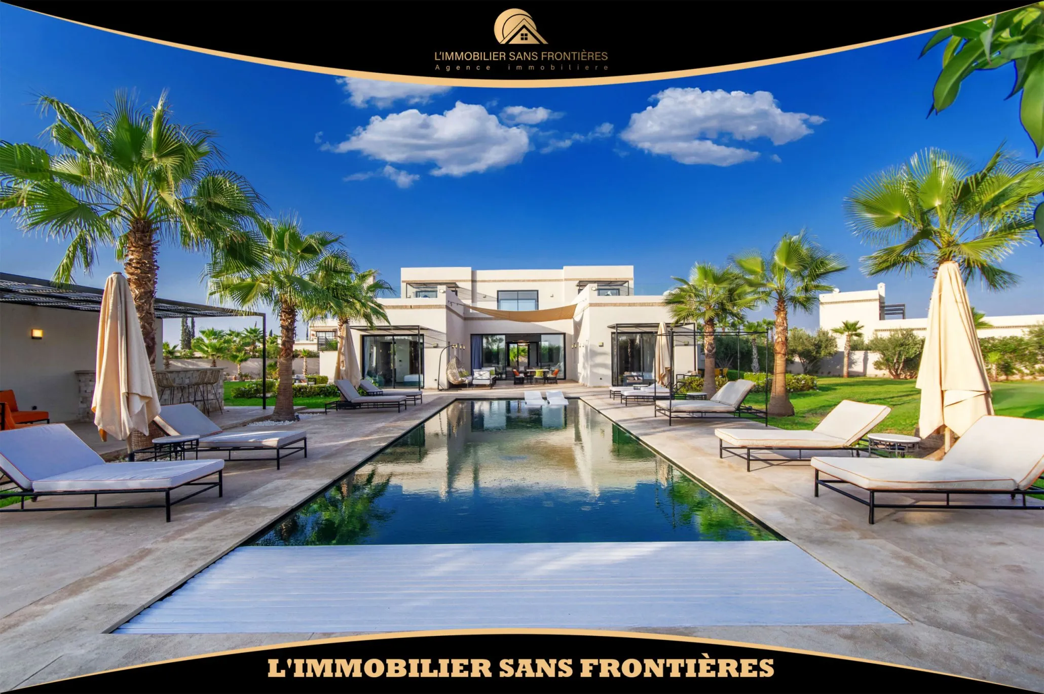 Villa meublée à vendre – VNA – Route de Fès Km 18, Marrakech - مراكش