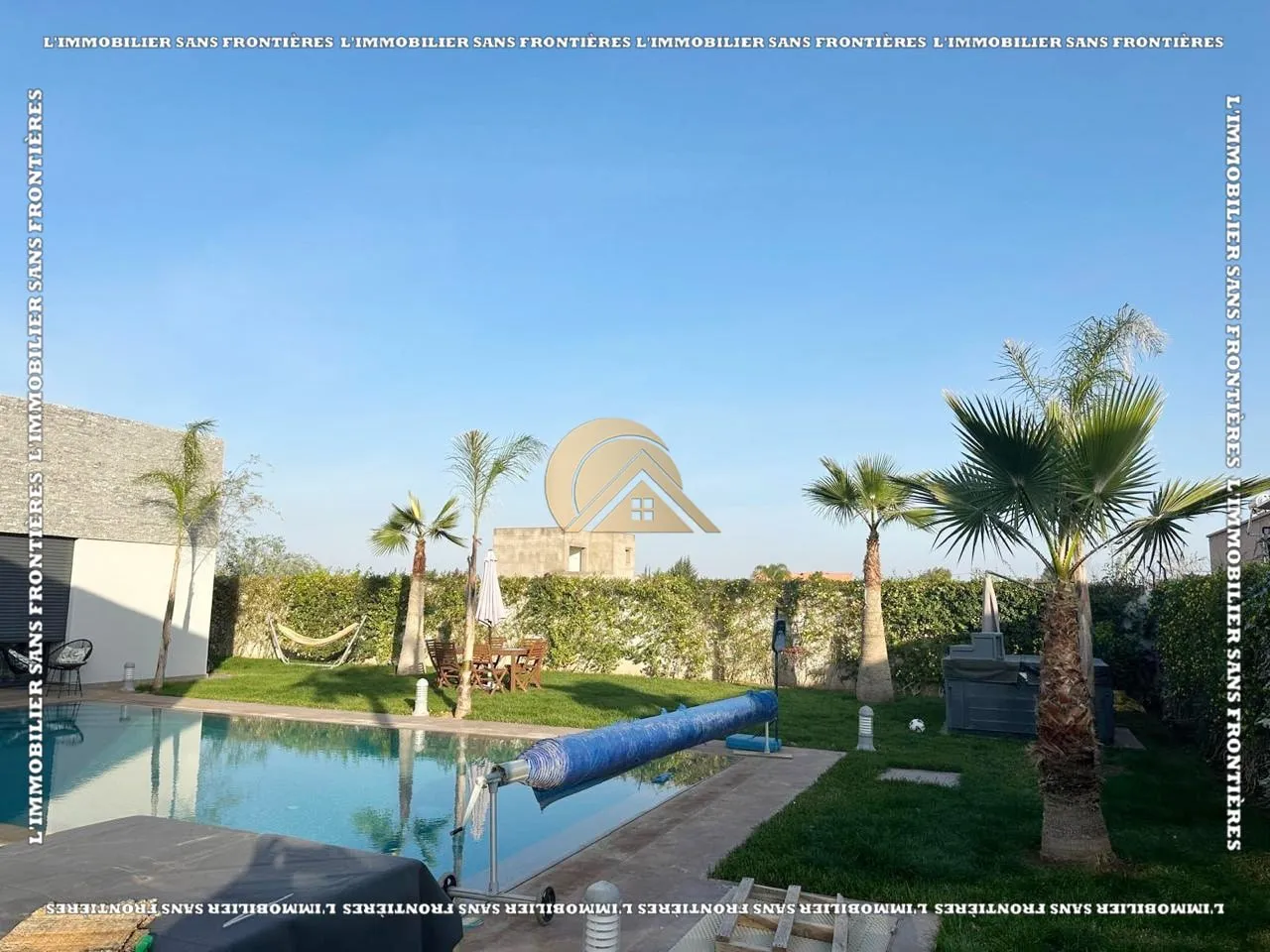 Villa meublée à vendre — Piscine chauffée 11×6 m – Route d’Ouarzazate Km 16, Marrakech - مراكش (4)