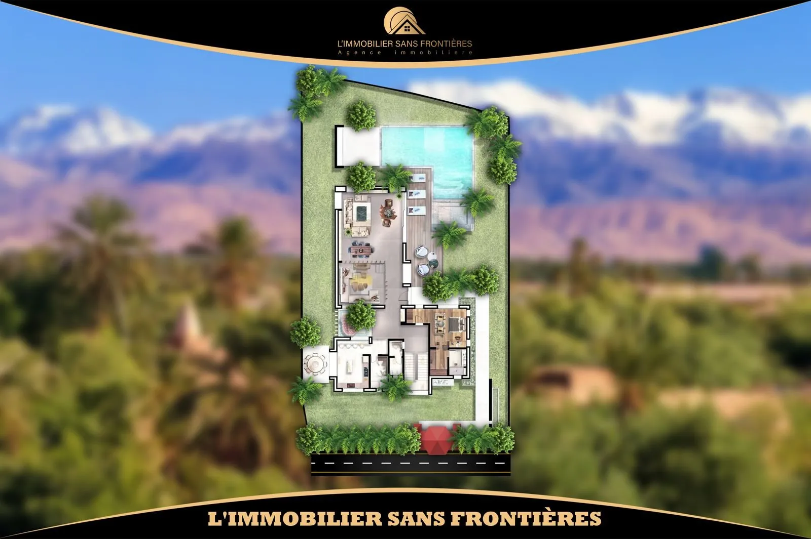 Terrain à vendre — Zone villa – Golf Argan, Marrakech - مراكش
