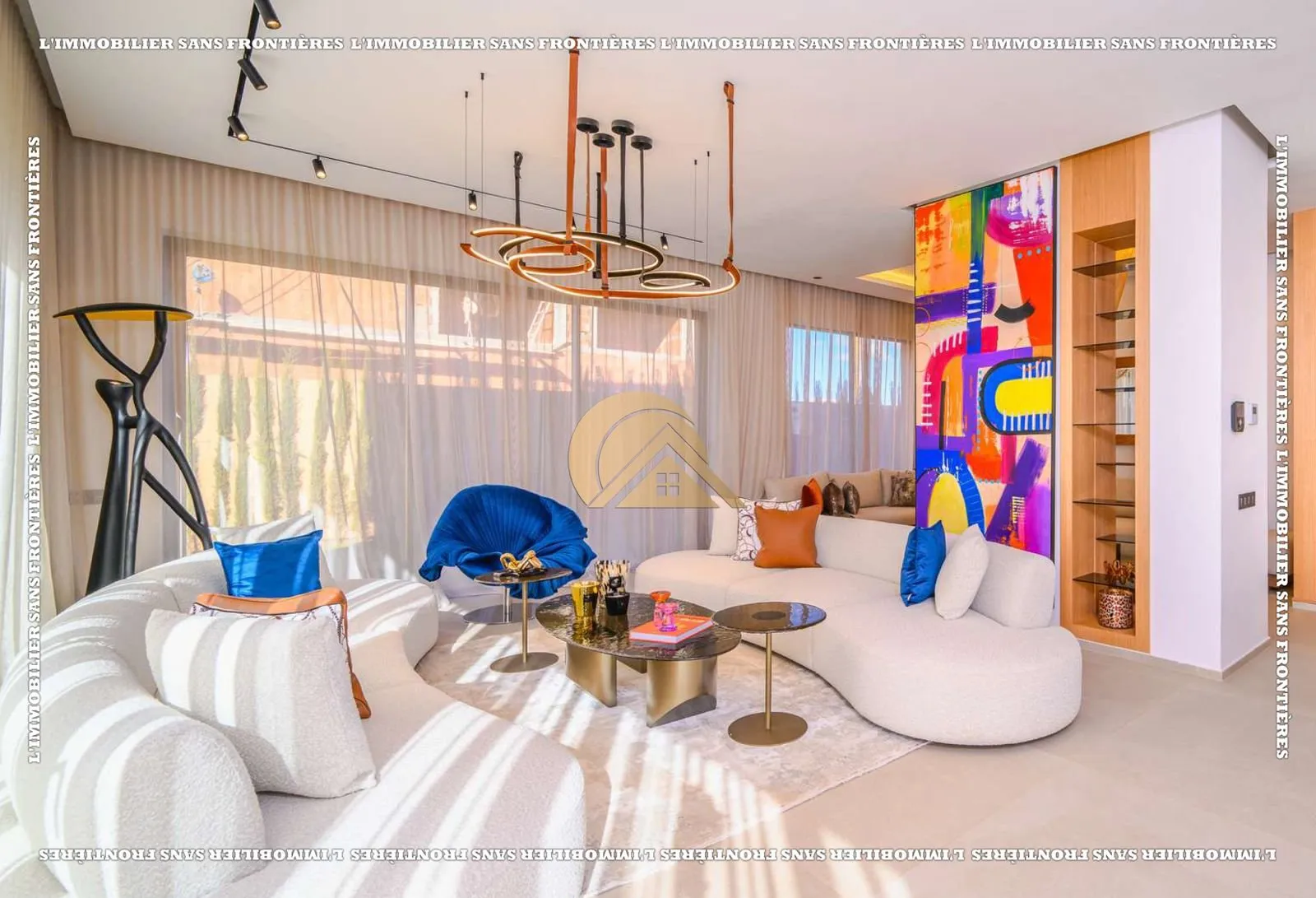 Villa en résidence fermée à vendre à Chrifia (Route de Tahanaout), 500 m², Marrakech - مراكش (3)