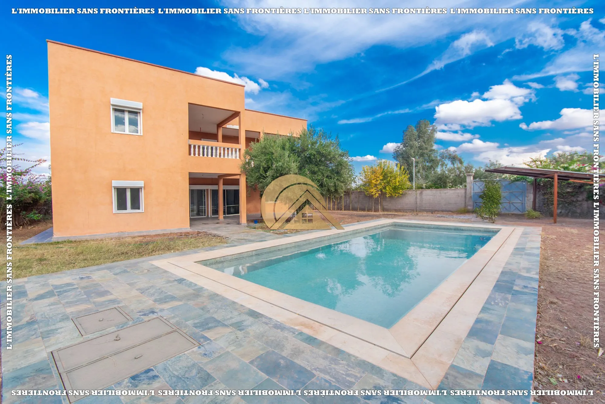 Villa Melkia à Chwiter, Piscine + Puits, Marrakech : à vendre - مراكش (3)