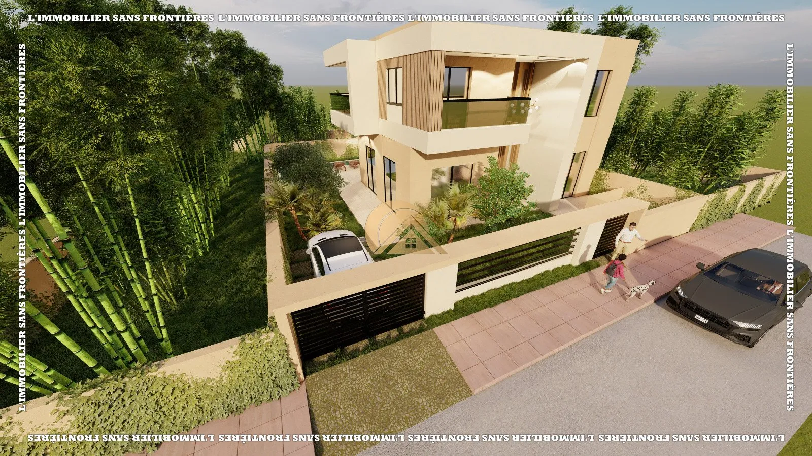 Villa semi-finie à vendre – Piscine privée – Route d’Ouarzazate km 10, Marrakech - مراكش (4)