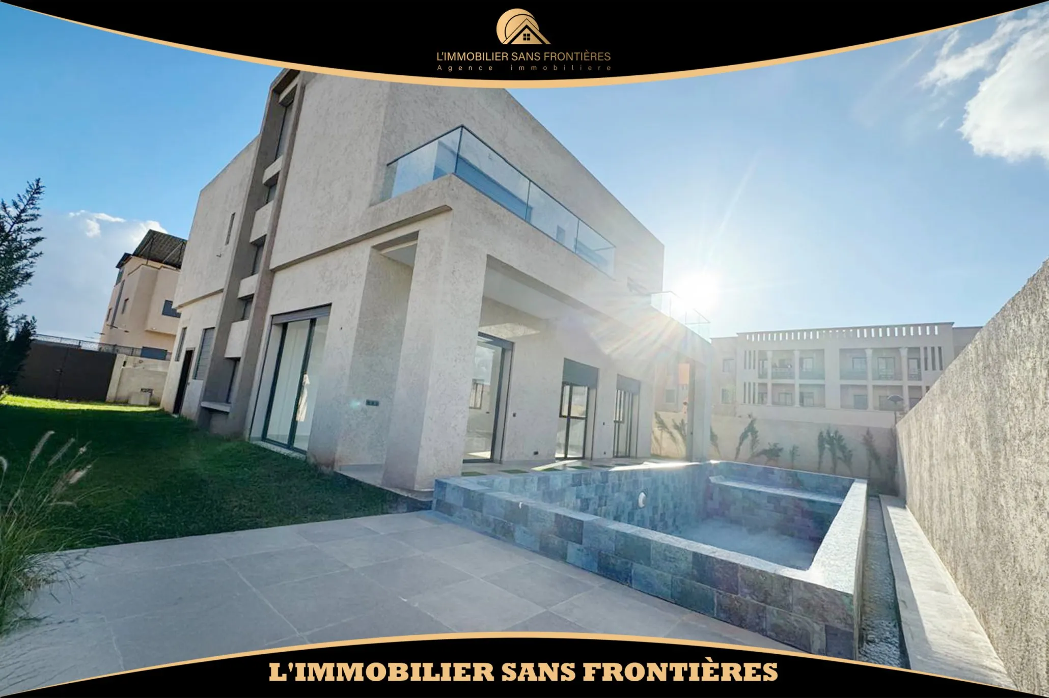 Villa neuve à vendre à Route d’Amizmiz, 500 m², Marrakech - مراكش