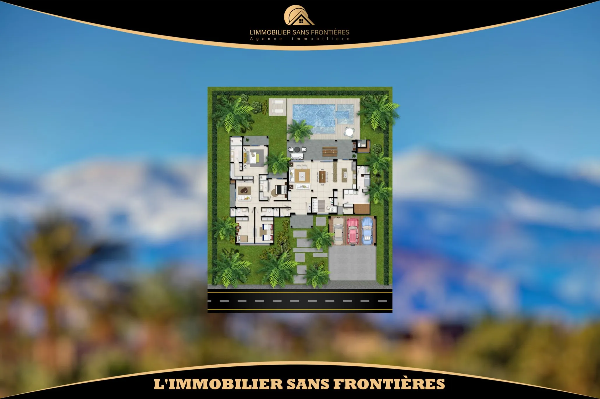 Terrain à vendre à Route de Ouarzazate Km 12, Marrakech — Agricole — 4 300 m² - مراكش