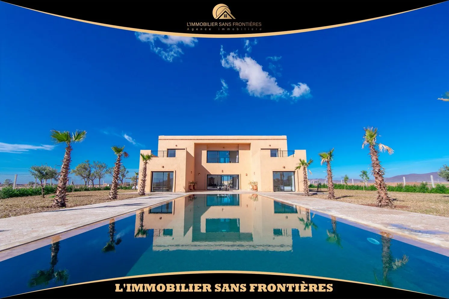 Villa à vendre à Bourrous Km 25, 2 hectares, Marrakech - مراكش