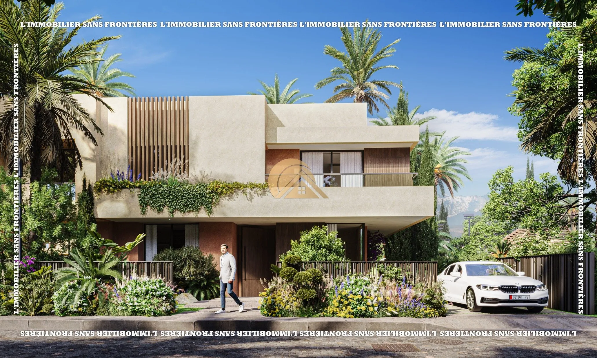 Villa à vendre à Route de l’Ourika, Marrakech — Piscine (au choix) — 250 m² - مراكش (3)