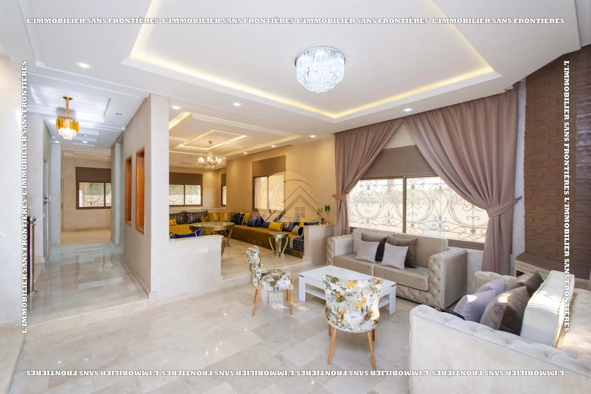 Villa vide à vendre à Les Portes de Marrakech, Marrakech — Piscine 8 x 4 m — 460 m² - مراكش (3)