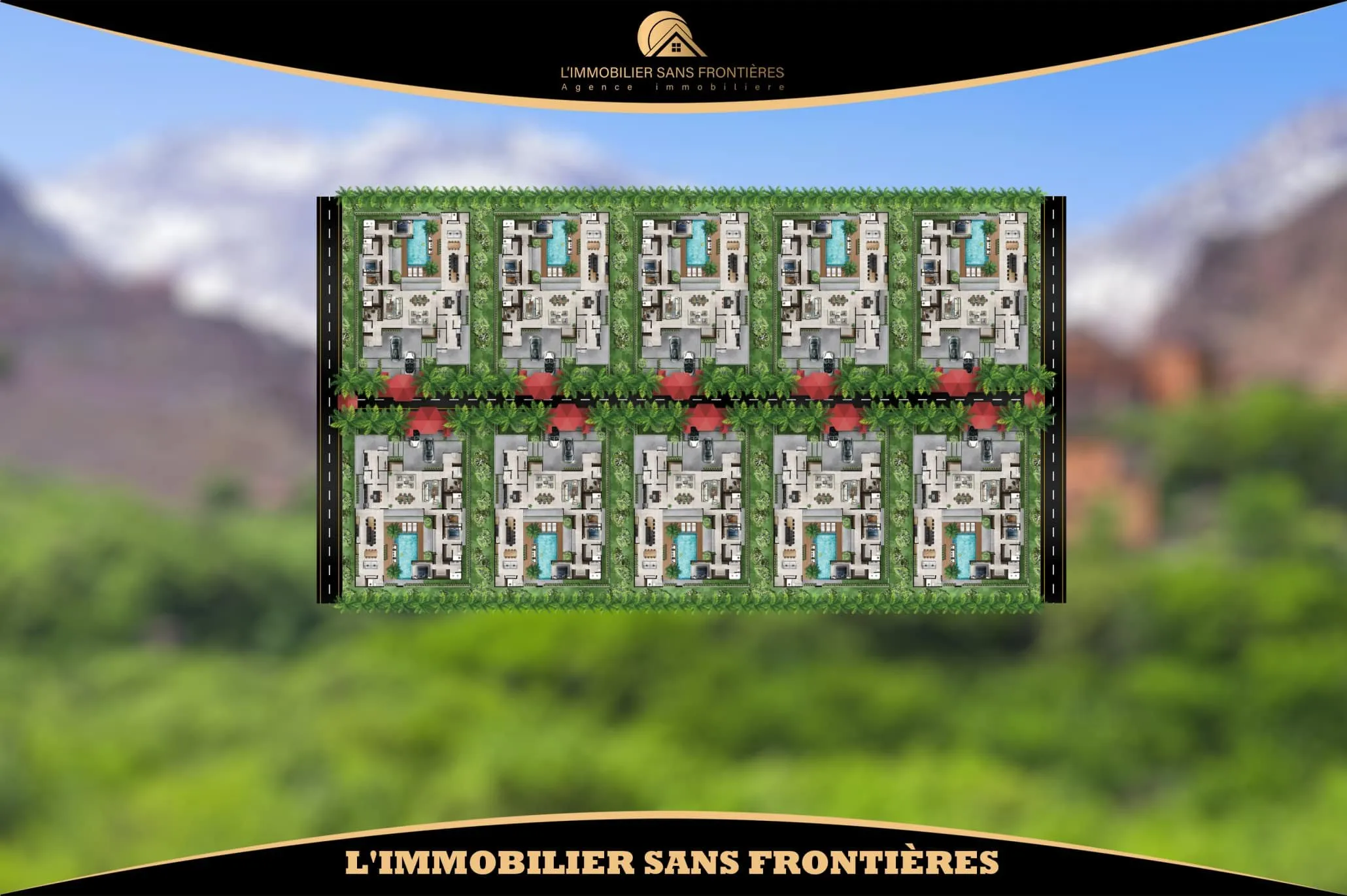 Terrain à vendre — SD1 – Route de l’Ourika Km 10, Route de l’Ourika - مراكش