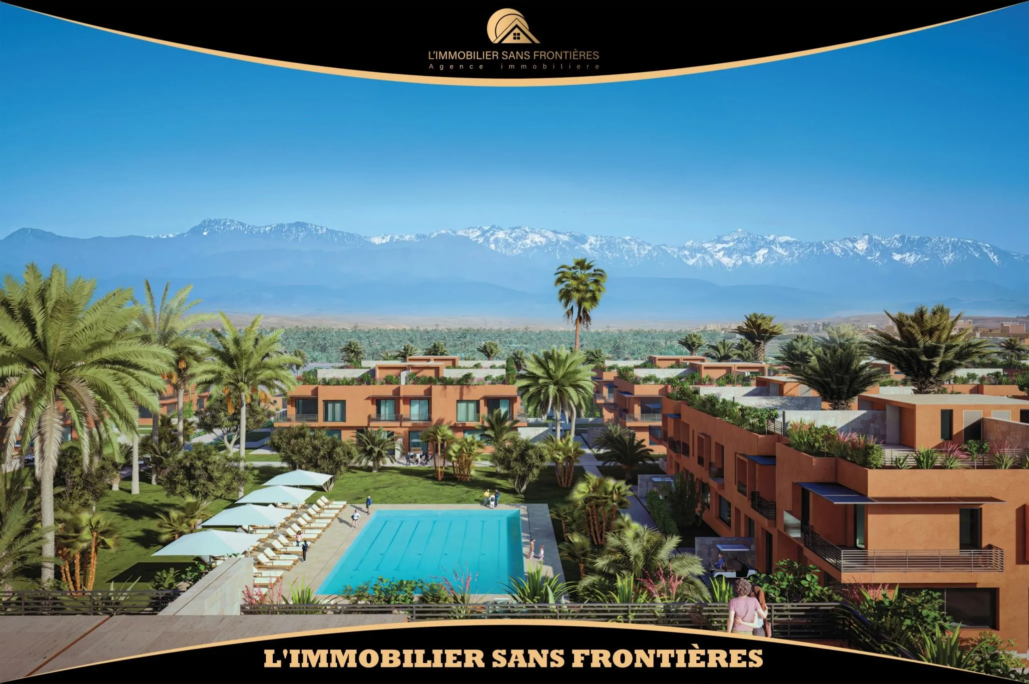 Villa à vendre à Route de l’Ourika, 260 m², Marrakech - مراكش