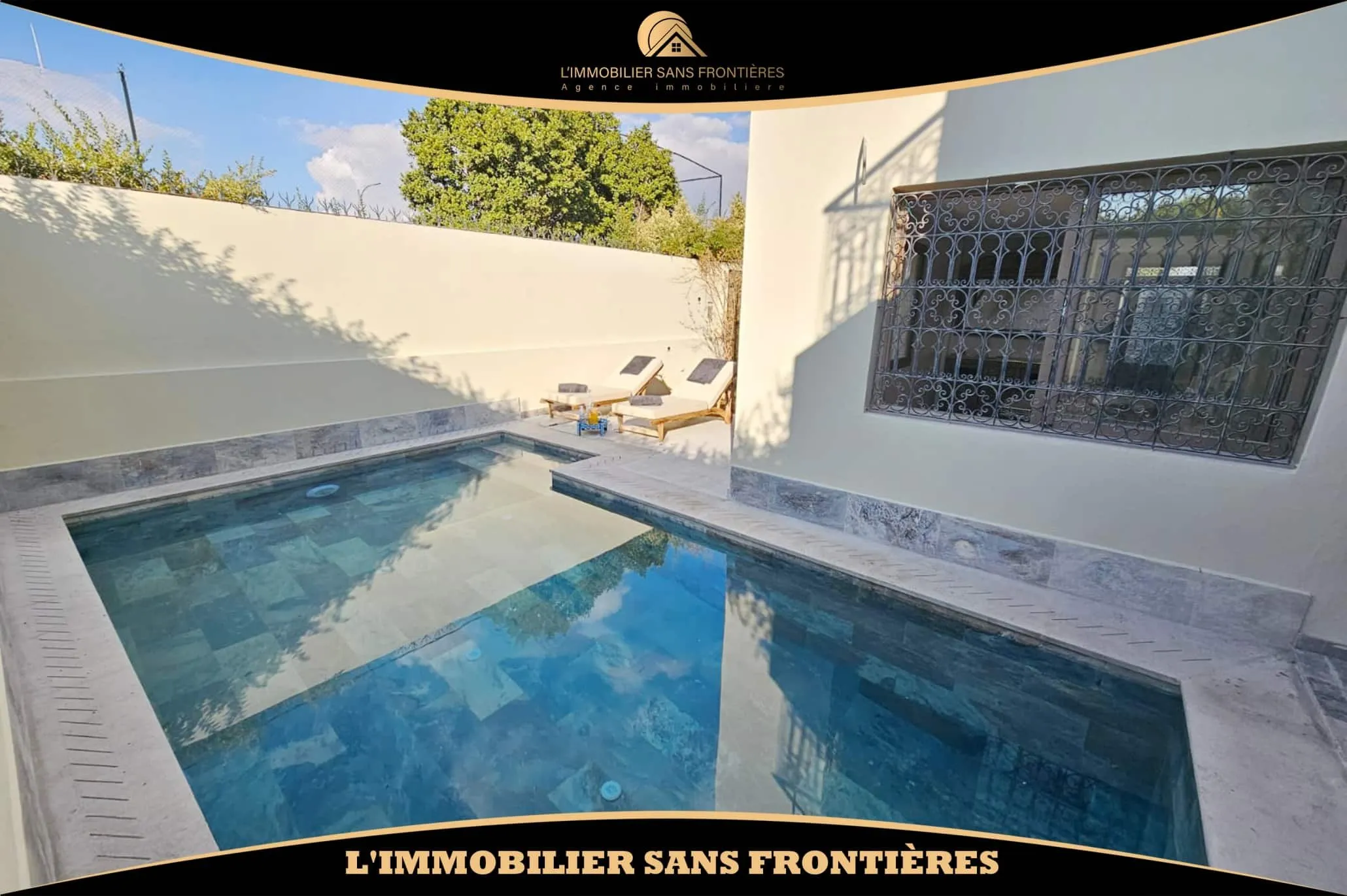 Villa à vendre — Piscine chauffée – Afaq, Route d’Agadir, Marrakech - مراكش