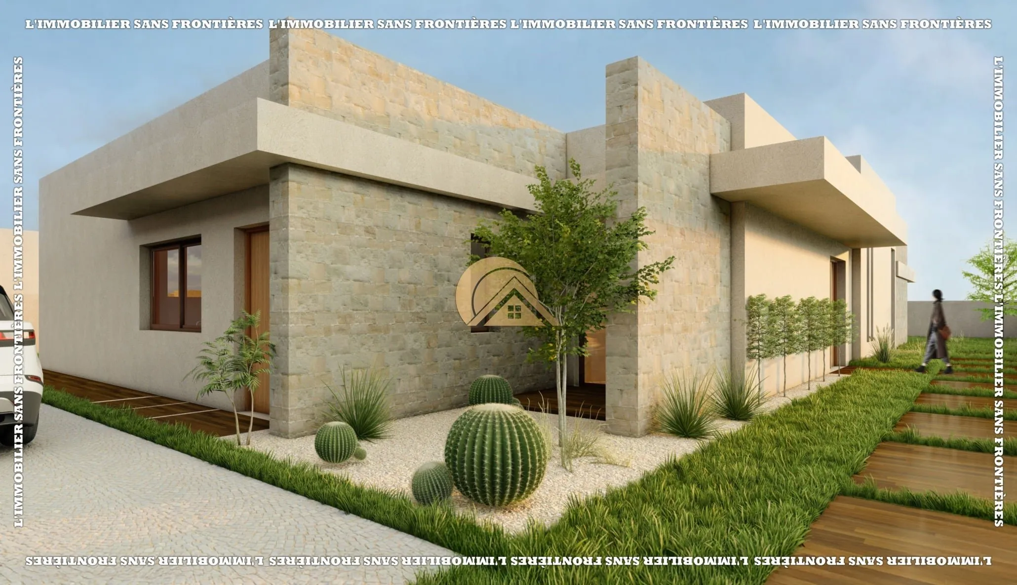 Villa à vendre à Route de L’Ourika, Marrakech — Piscine privée — 1000 m² - مراكش (2)