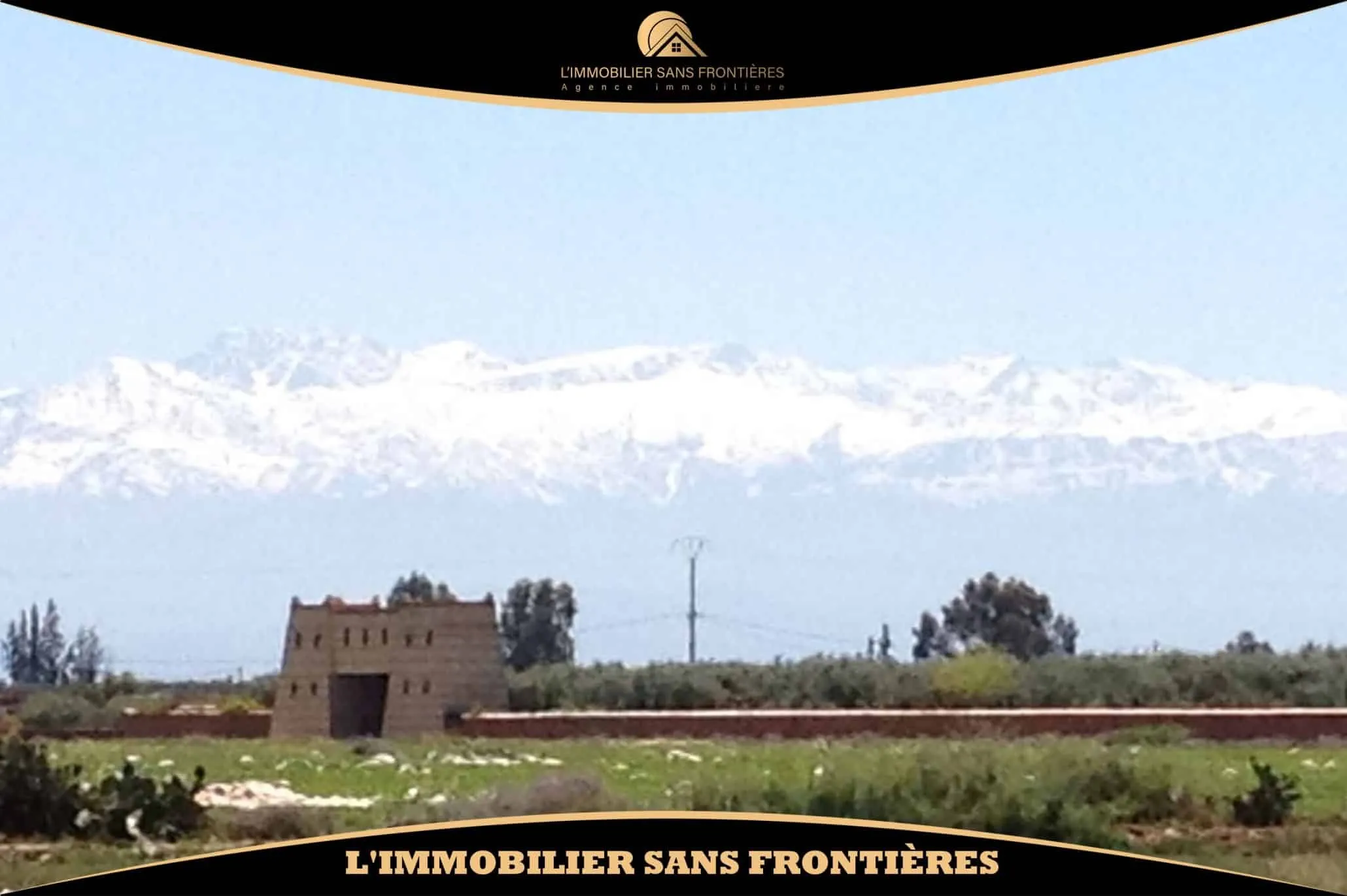 Ferme agricole à vendre — 3 hectares 5700m² – Route de Fes Km 25, Marrakech - مراكش