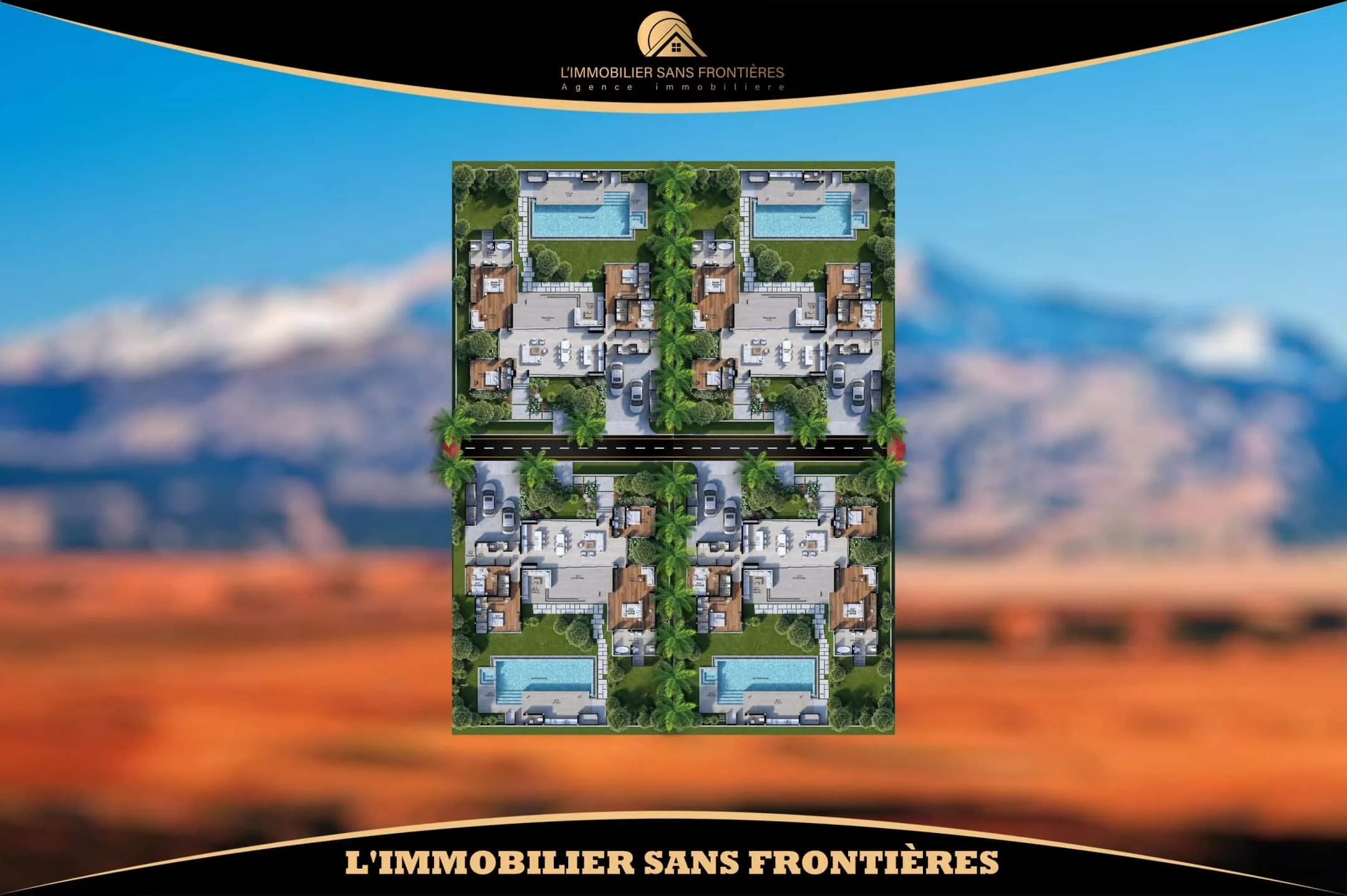 Terrain à vendre à Route de Fès, 4 hectares 5 597 m², Marrakech - مراكش