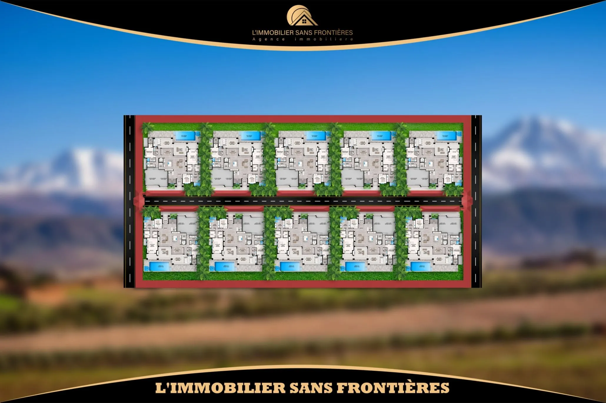 Terrain à vendre — D2 – Route d’Amizmiz, Marrakech - مراكش