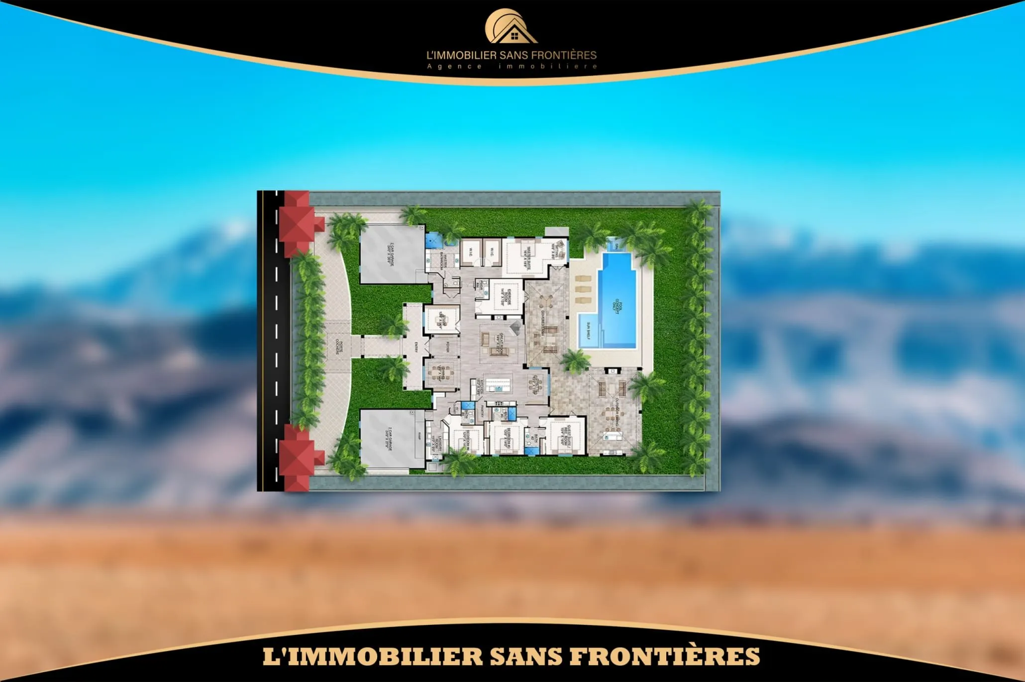 Terrain à vendre à Golf Akenza, Marrakech — Zone Villa — 658 m² - مراكش