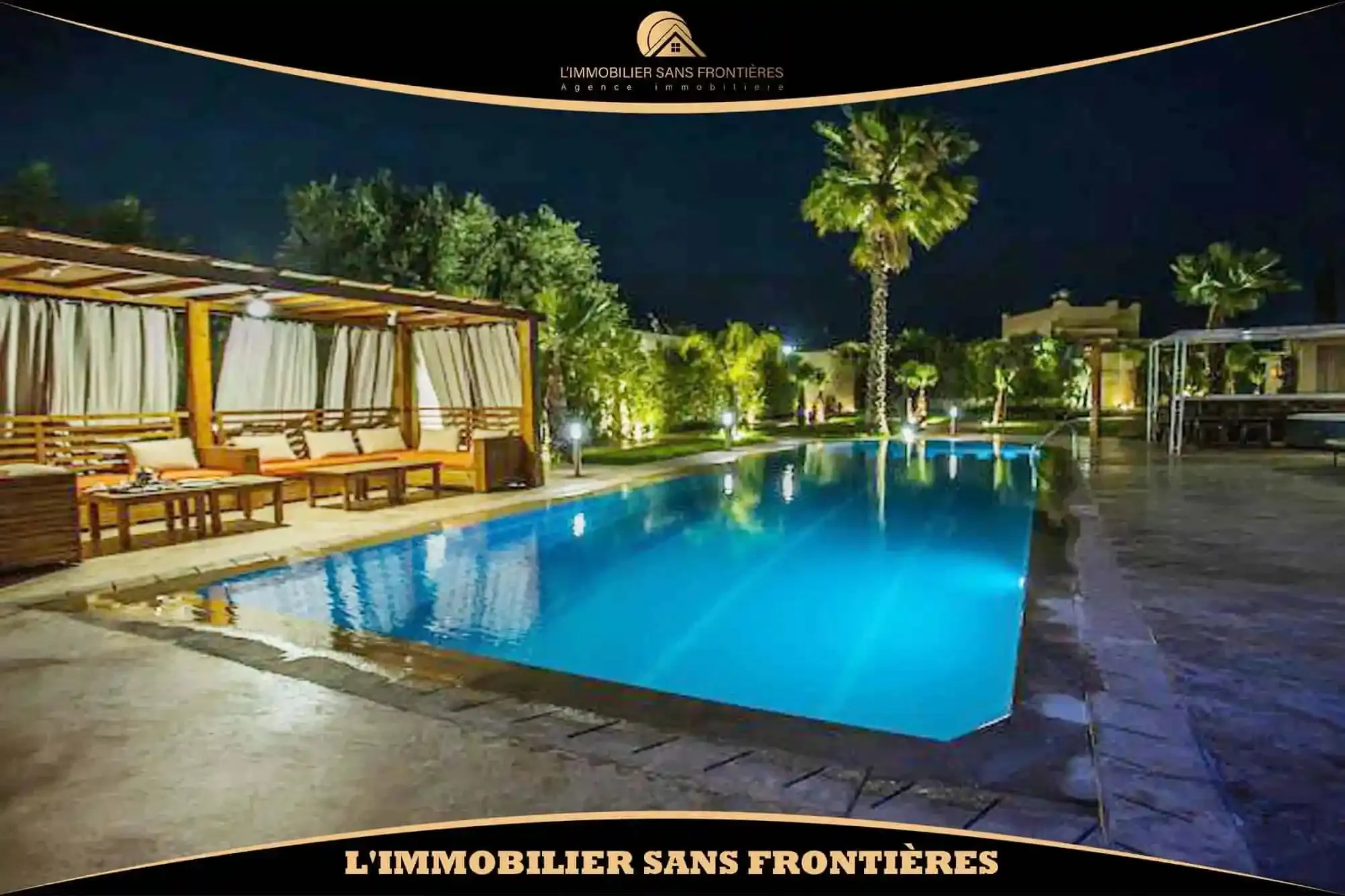 Villa privée titrée avec VNA à vendre sur la route de Sidi Rahal, route de Fès, Marrakech - مراكش