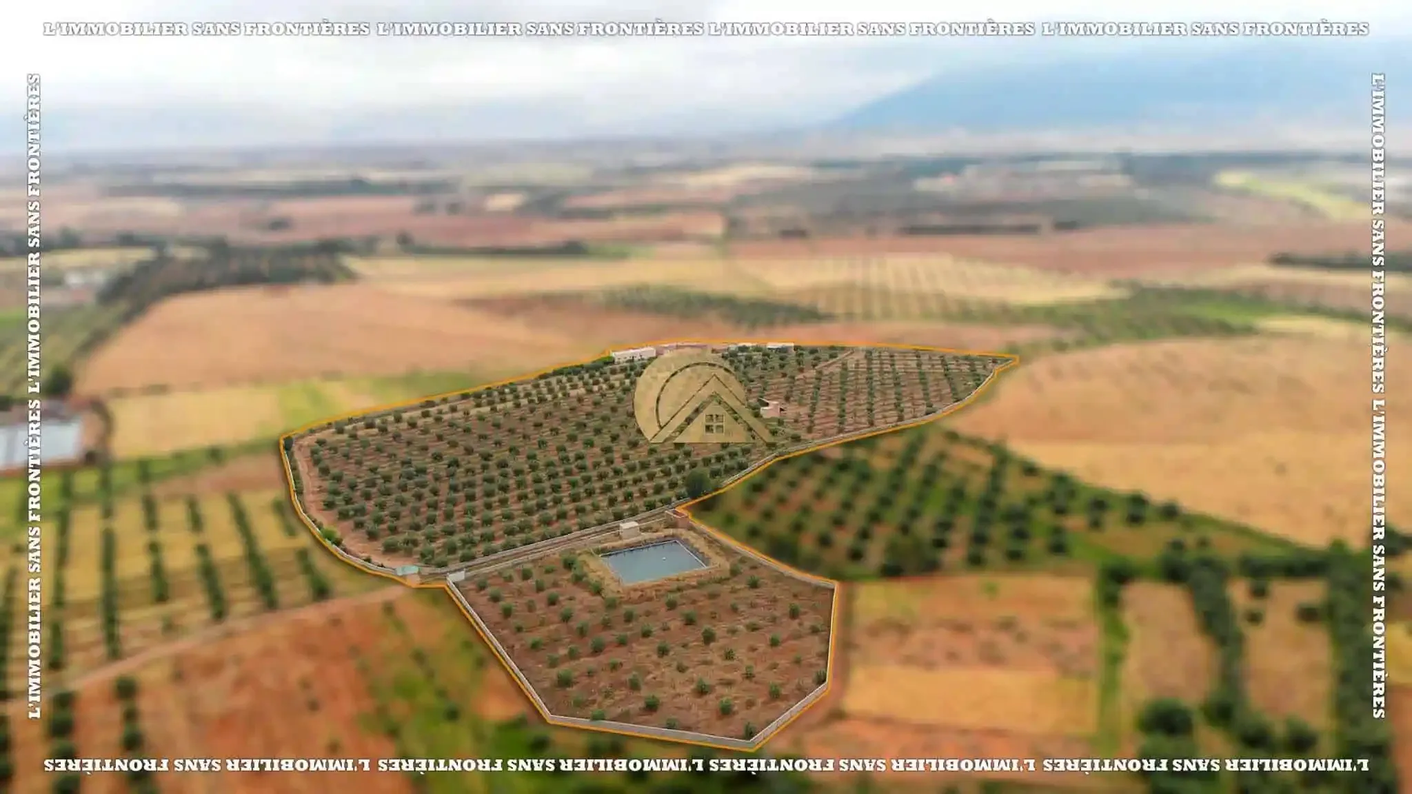 Ferme à vendre à Route d’Amizmiz km 48, 39 363 m², Marrakech - مراكش (3)