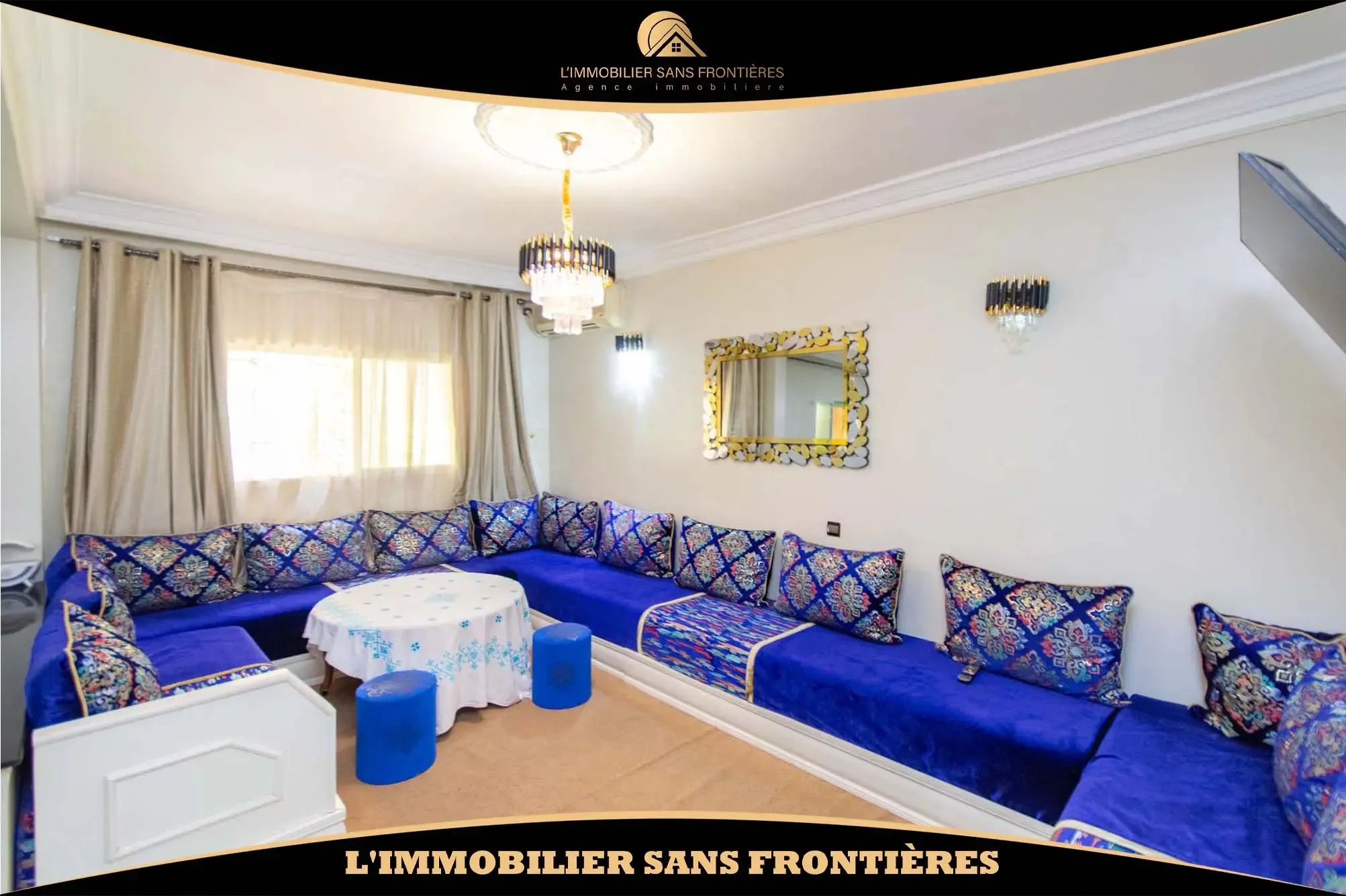 Duplex meublé à vendre à Azzouzia, Marrakech — Rez de chaussée — 95 m² - مراكش