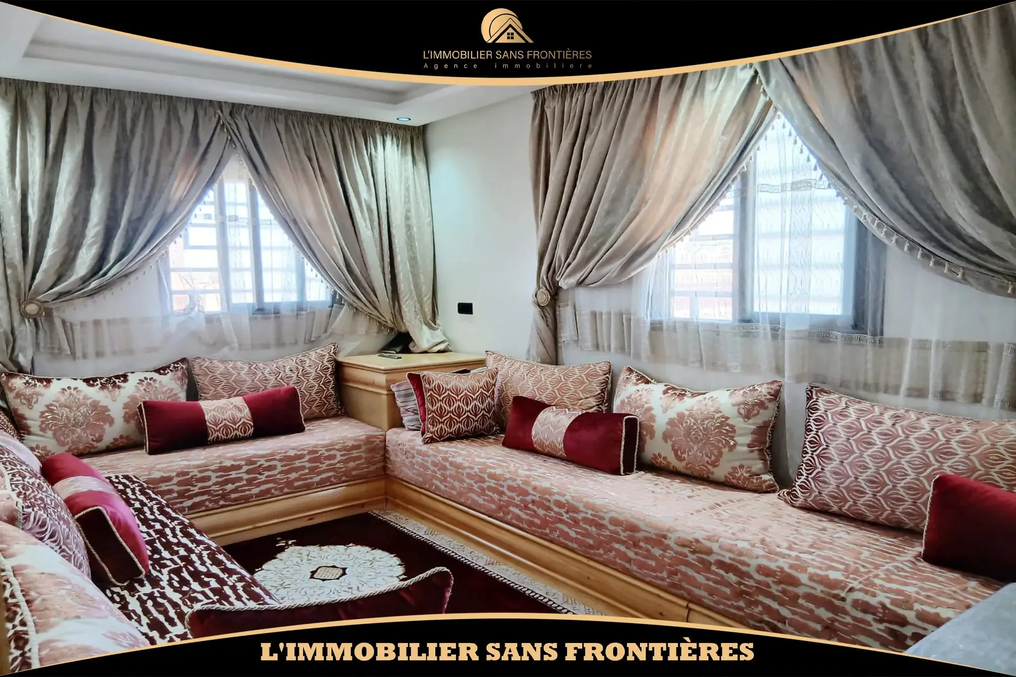 Villa vide titrée à vendre à l’entrée de Tamansourt – 320 m² de terrain – 4 façades - مراكش