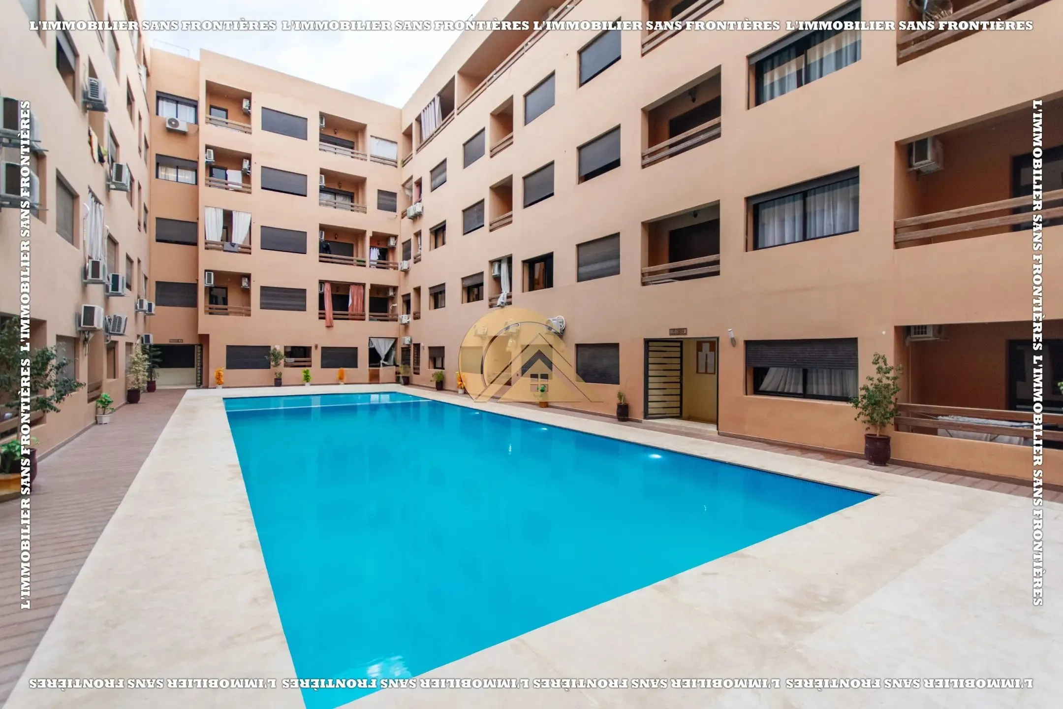 Appartement vide à vendre à Guéliz, Marrakech – Terrasse – 101 m² - مراكش (2)