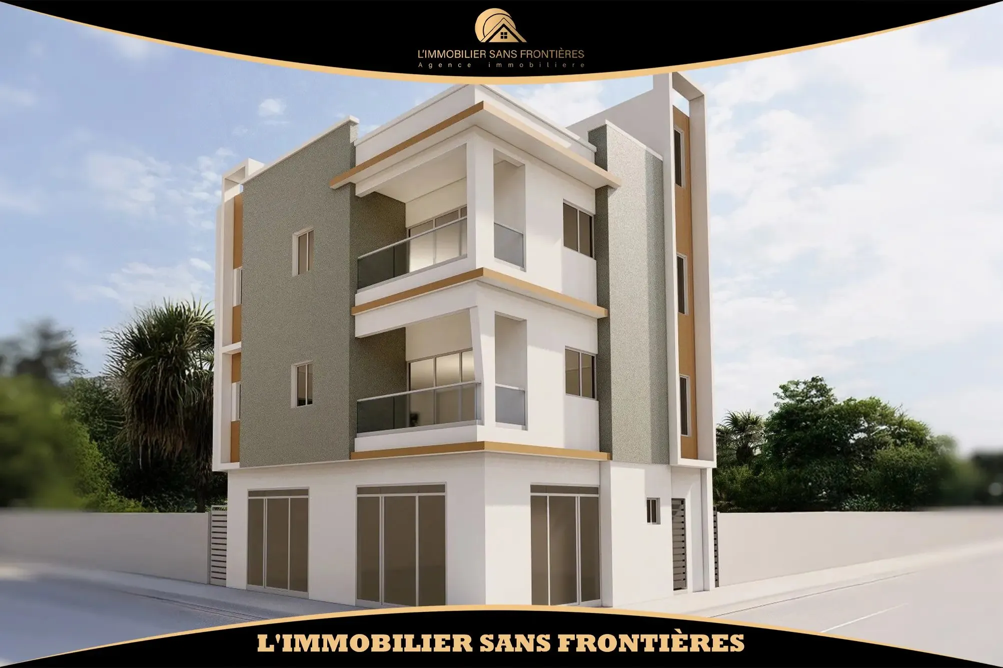 Terrain titré de 110 m² à vendre à Tamansourt — R+2 commercial - مراكش