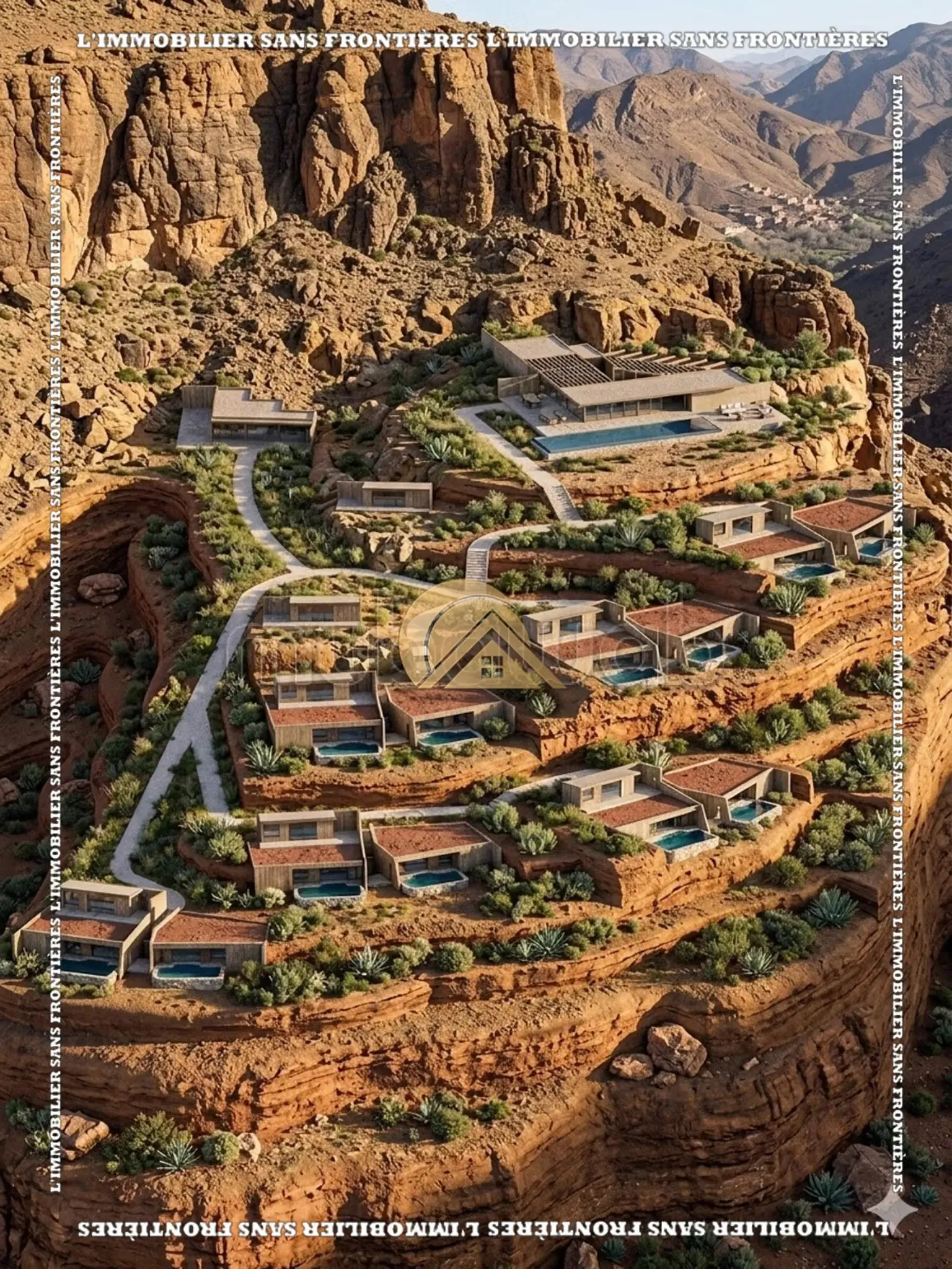 Projet d’écolodge à vendre sur la Route de Tahanaout - مراكش (2)