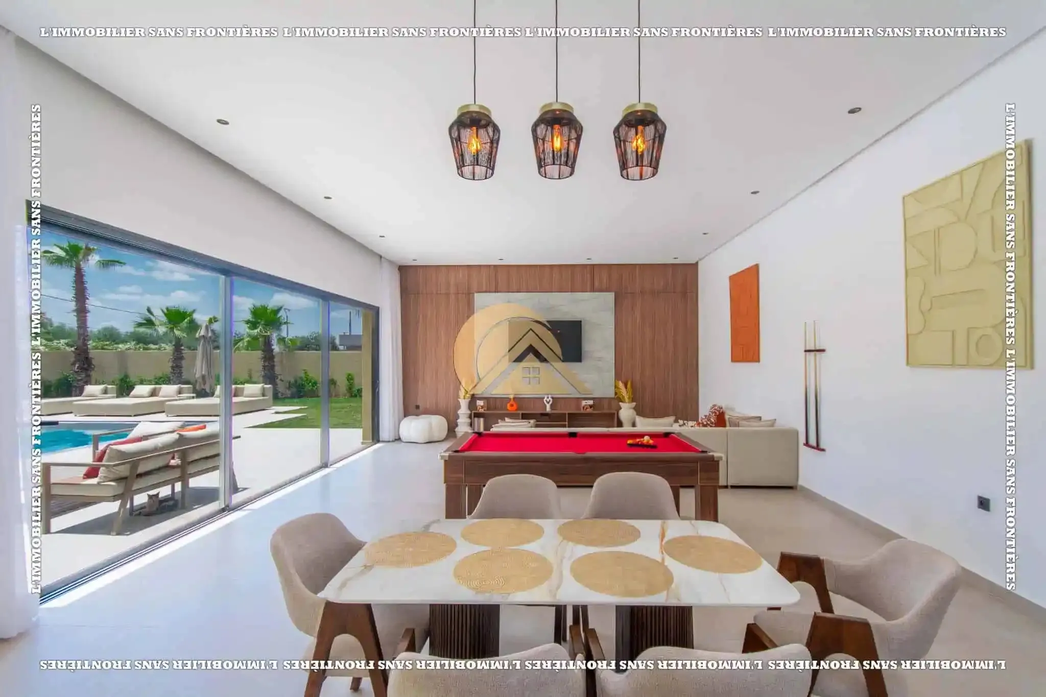 Villa meublée à vendre à Route d’Amizmiz km 17, 1 000 m², Marrakech - مراكش (3)