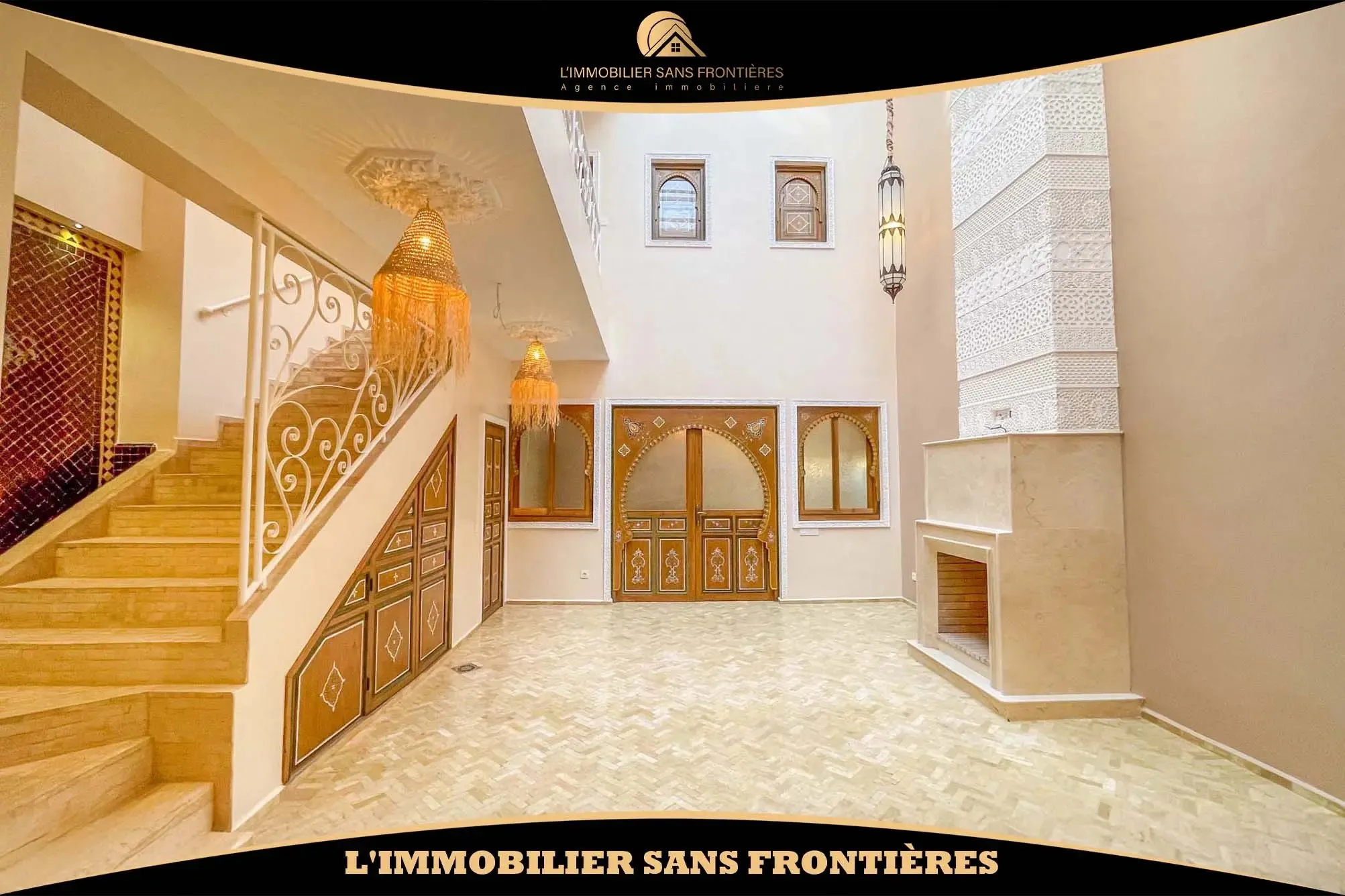 Riad neuf titré de 86 m² dans la Médina – 3 suites, piscine et cuisine d’été - مراكش