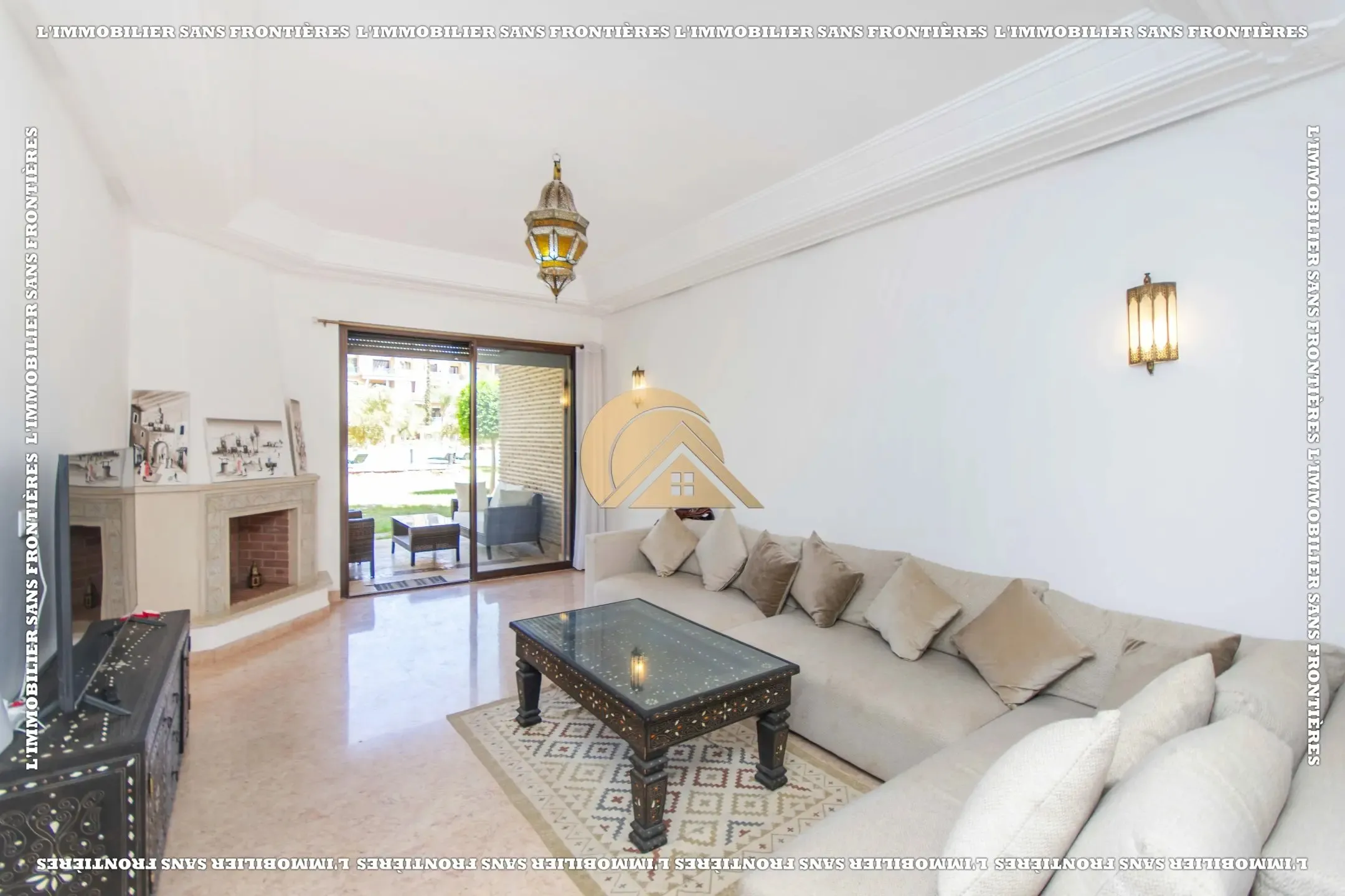 Appartement meublé de 104 m² à Agdal – Terrasse vue piscine, cheminée et résidence sécurisée - مراكش (2)