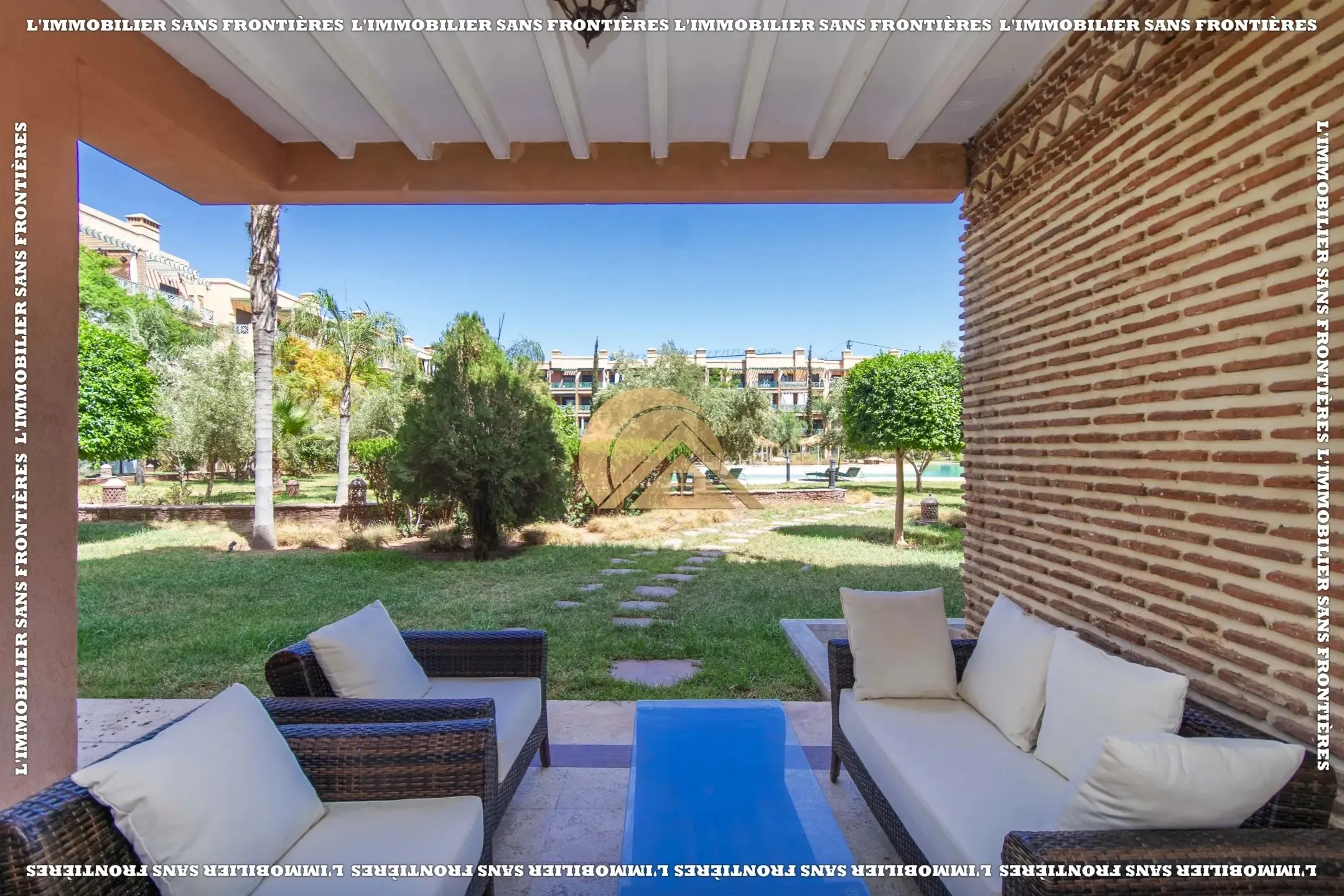 Appartement meublé de 104 m² à Agdal – Terrasse vue piscine, cheminée et résidence sécurisée - مراكش (3)