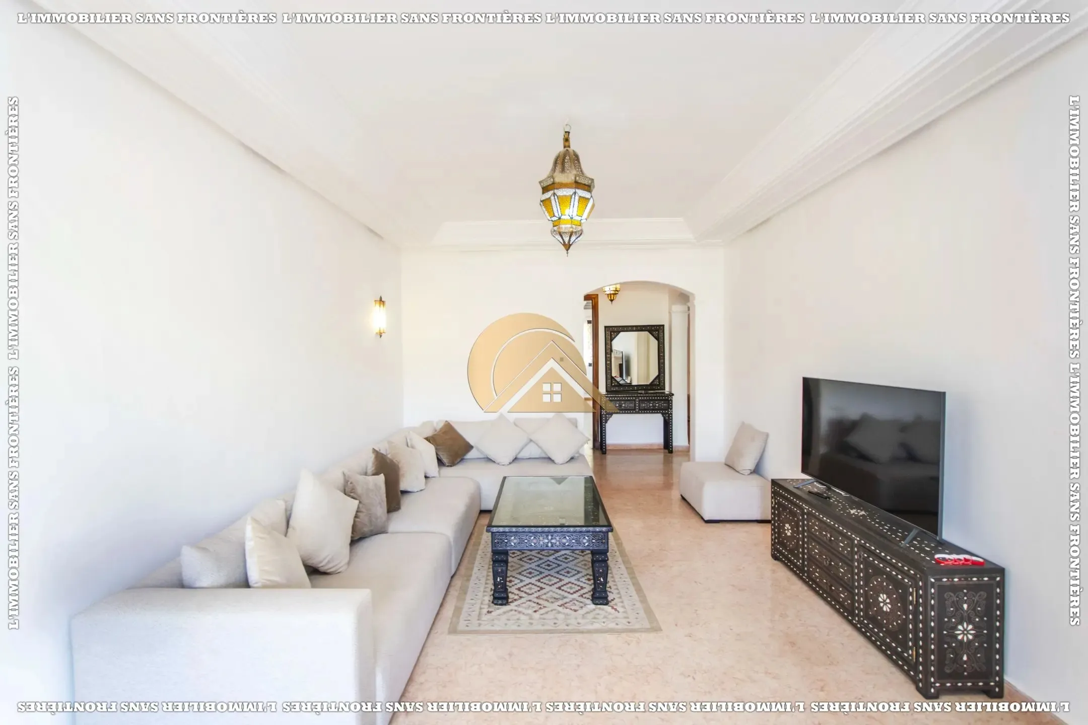 Appartement meublé de 104 m² à Agdal – Terrasse vue piscine, cheminée et résidence sécurisée - مراكش (4)