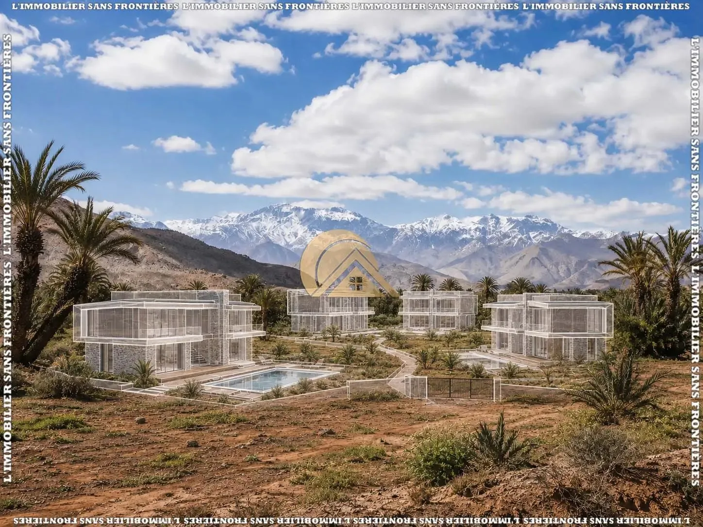 Terrain de 16 000 m² à Bab Atlas – Note SD2 avec densité de 4 villas par hectare - مراكش (2)