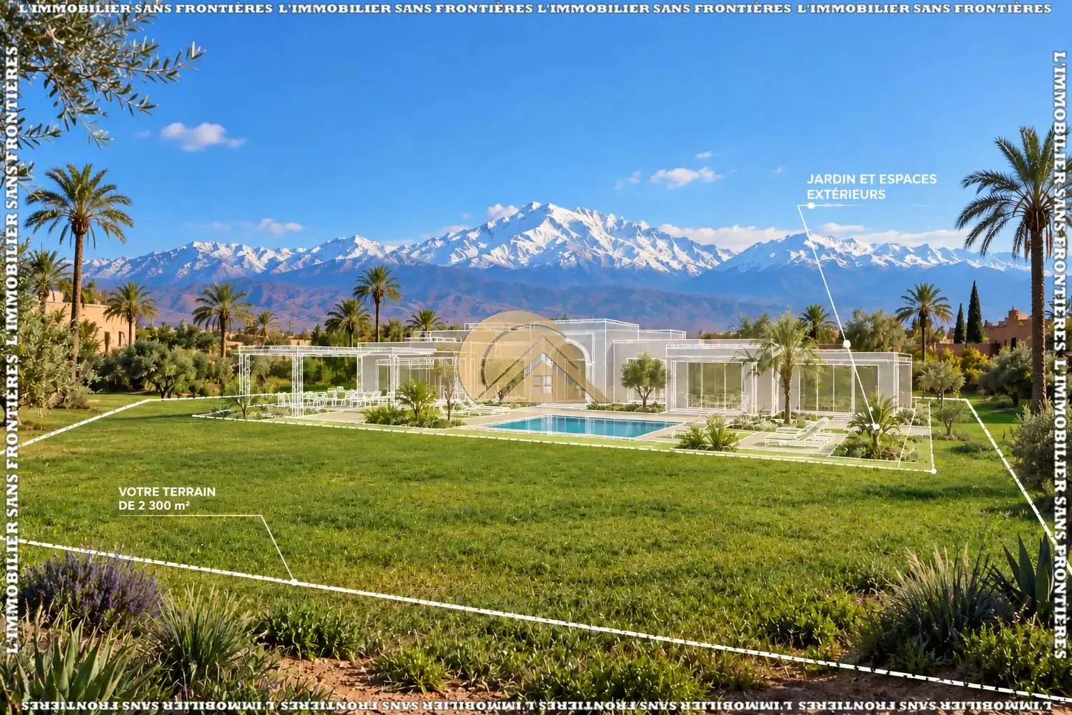 Terrain titré de 2 300 m² à Belaaguide – Note HE2 pour projet de villa ou maison d’hôtes - مراكش (2)