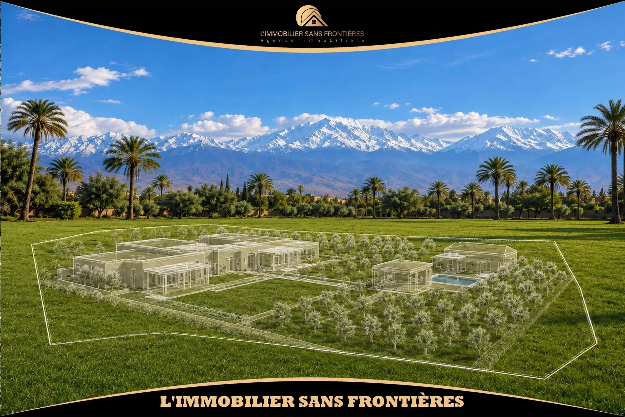 Terrain agricole titré de 85 220 m² à Tameslouht – Grande parcelle - مراكش