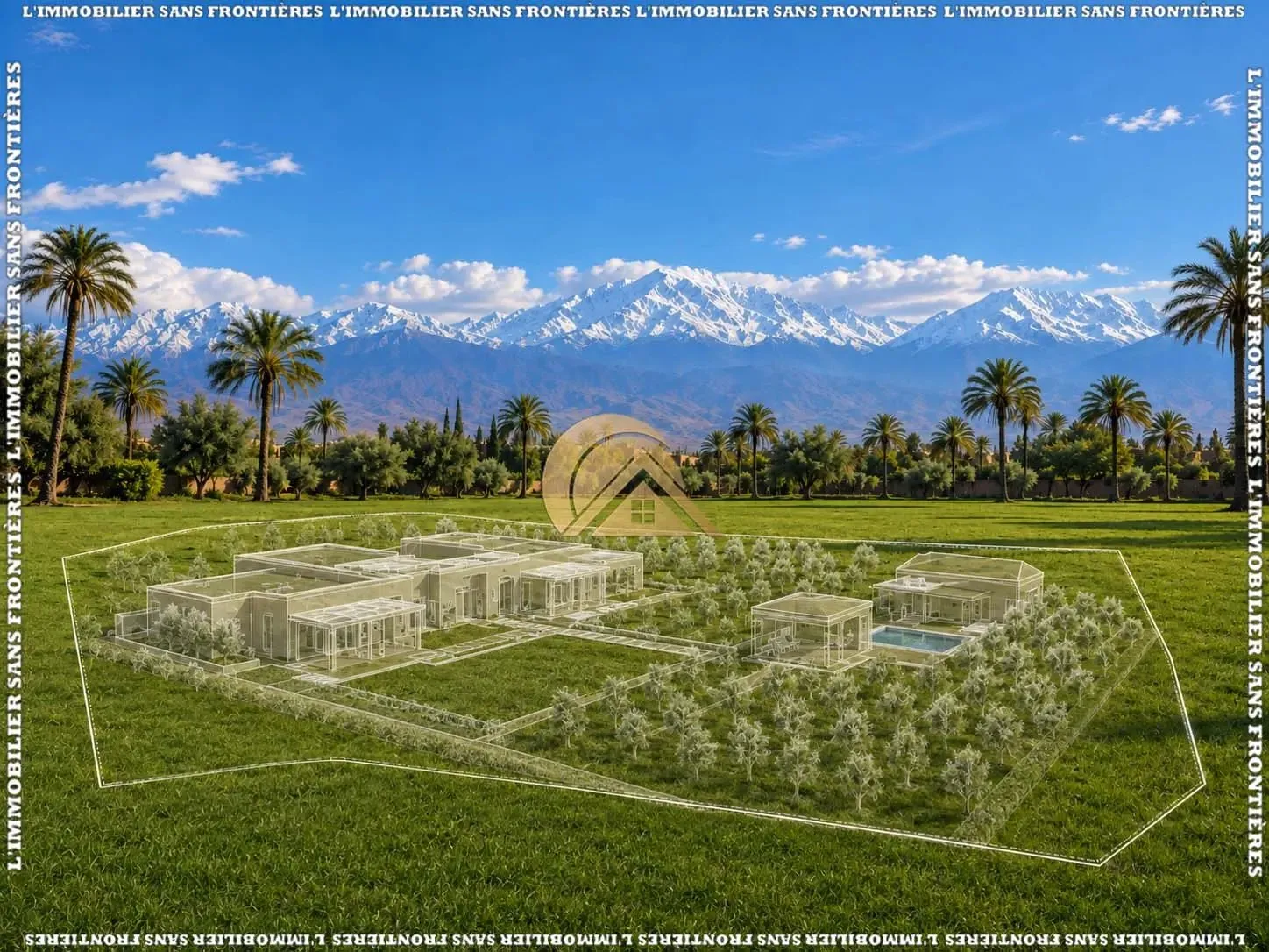 Terrain agricole titré de 85 220 m² à Tameslouht – Grande parcelle - مراكش (2)