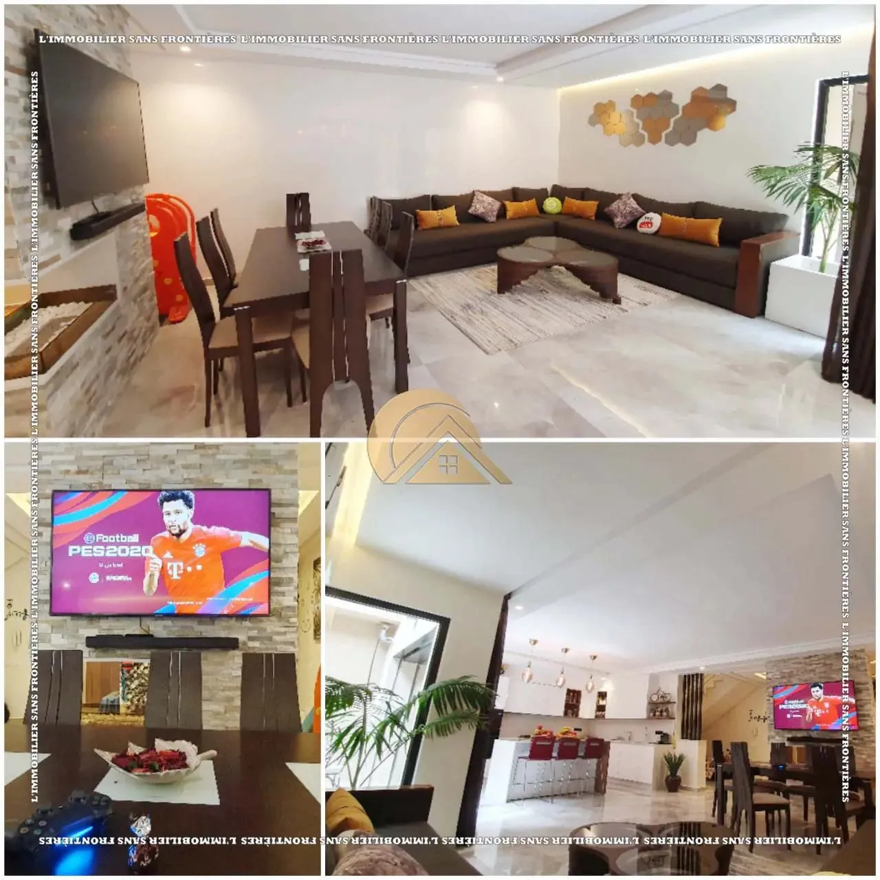 Villa vide d’environ 450 m² sur terrain de 258 m² – 4 chambres, piscine privée, hammam, spa et terrasse - مراكش (3)