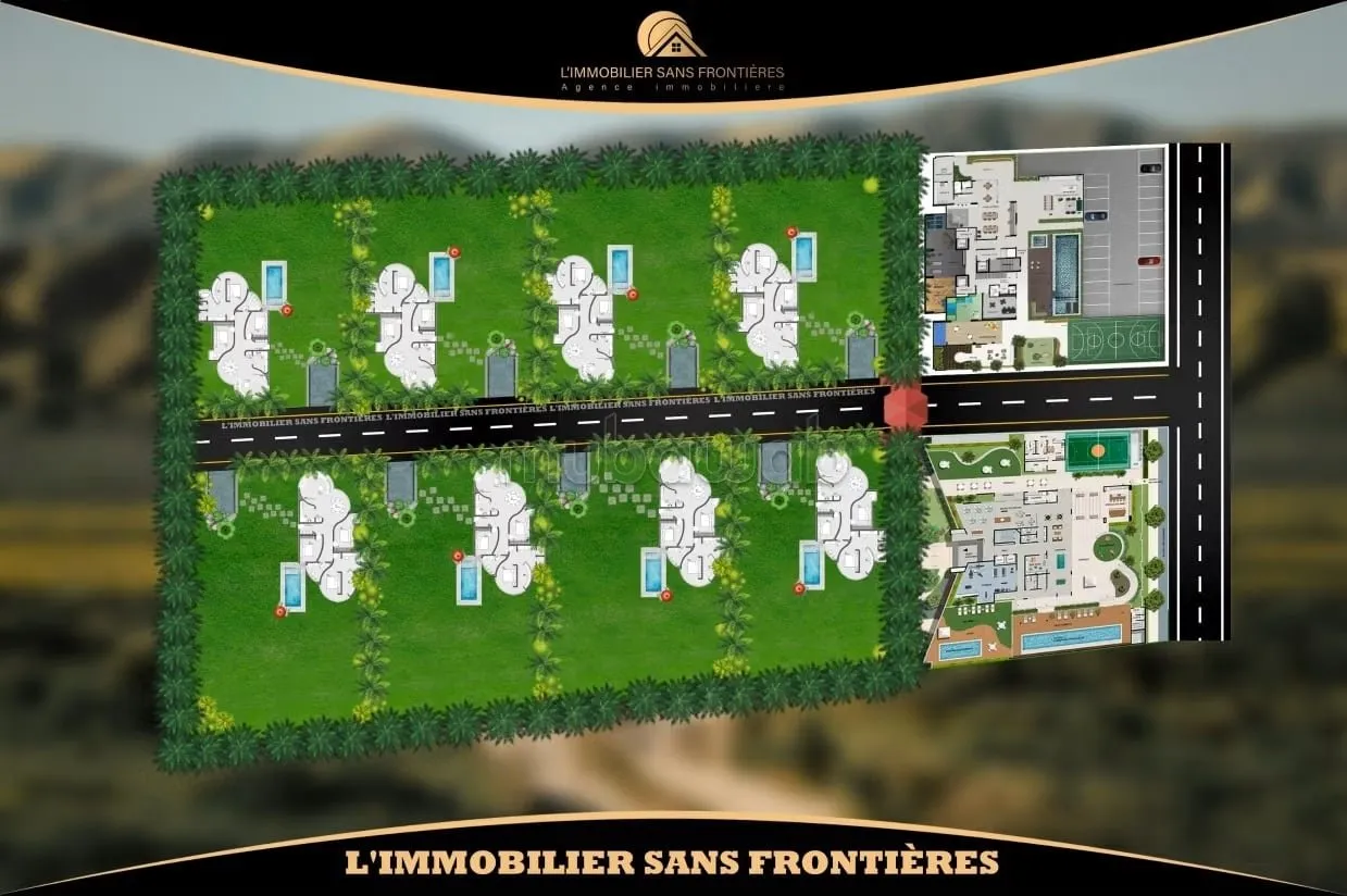 Terrain en Zone ZS à Route de Fes km 12, ZS + 3 Hectares 550m², Route de Fes : à vendre - مراكش