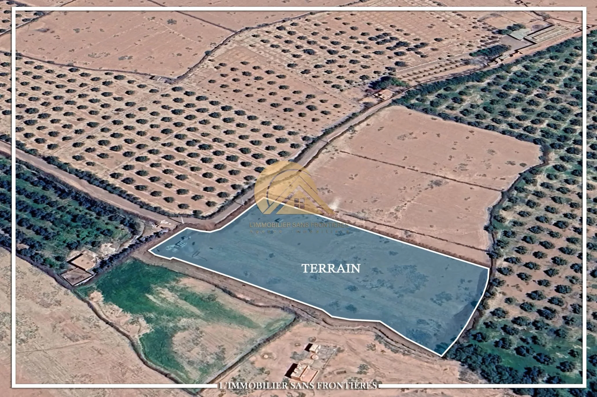 Terrain à vendre à Route Amizmiz km 16, Marrakech — RA — 1 hectare 0135m² - مراكش (4)