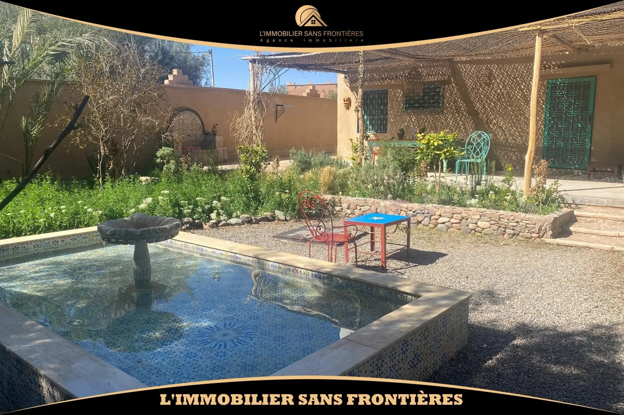 Villa titrée à vendre à Skoura, 2 170 m², Ouarzazate - ورزازات