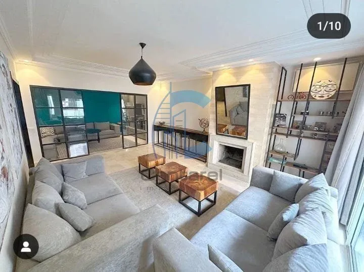 APPARTEMENT SEMI-MEUBLÉ À VENDRE RACINE - الدار البيضاء
