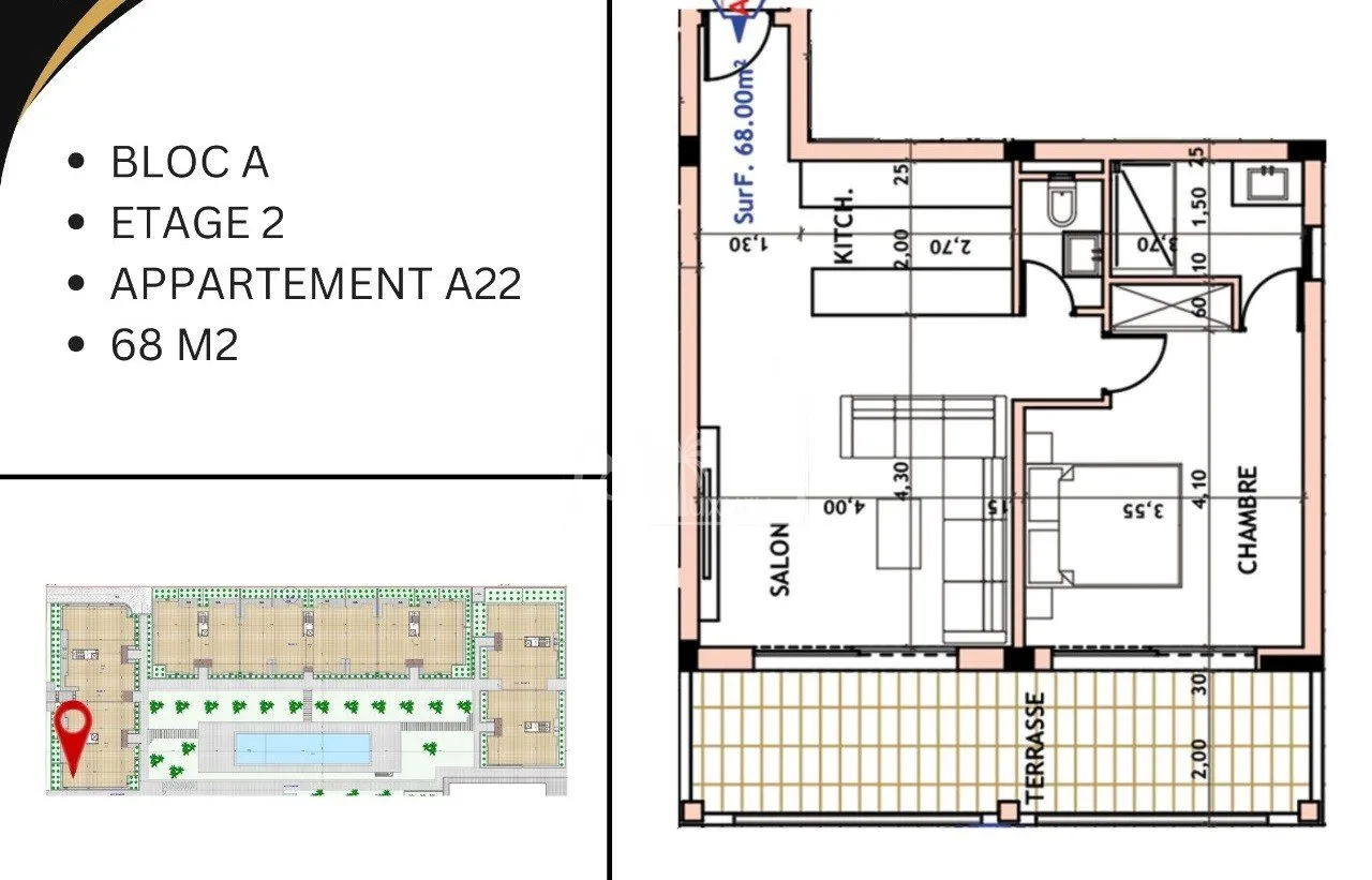 Apartment for sale in Agdal - مراكش