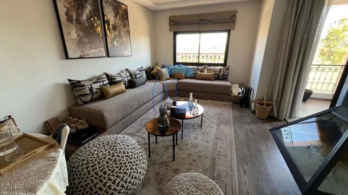 À VENDRE – Appartement Haut Standing 2 Chambres (Possibilité 3) avec Terrasse Couverte – Hivernage, Marrakech - مراكش (4)