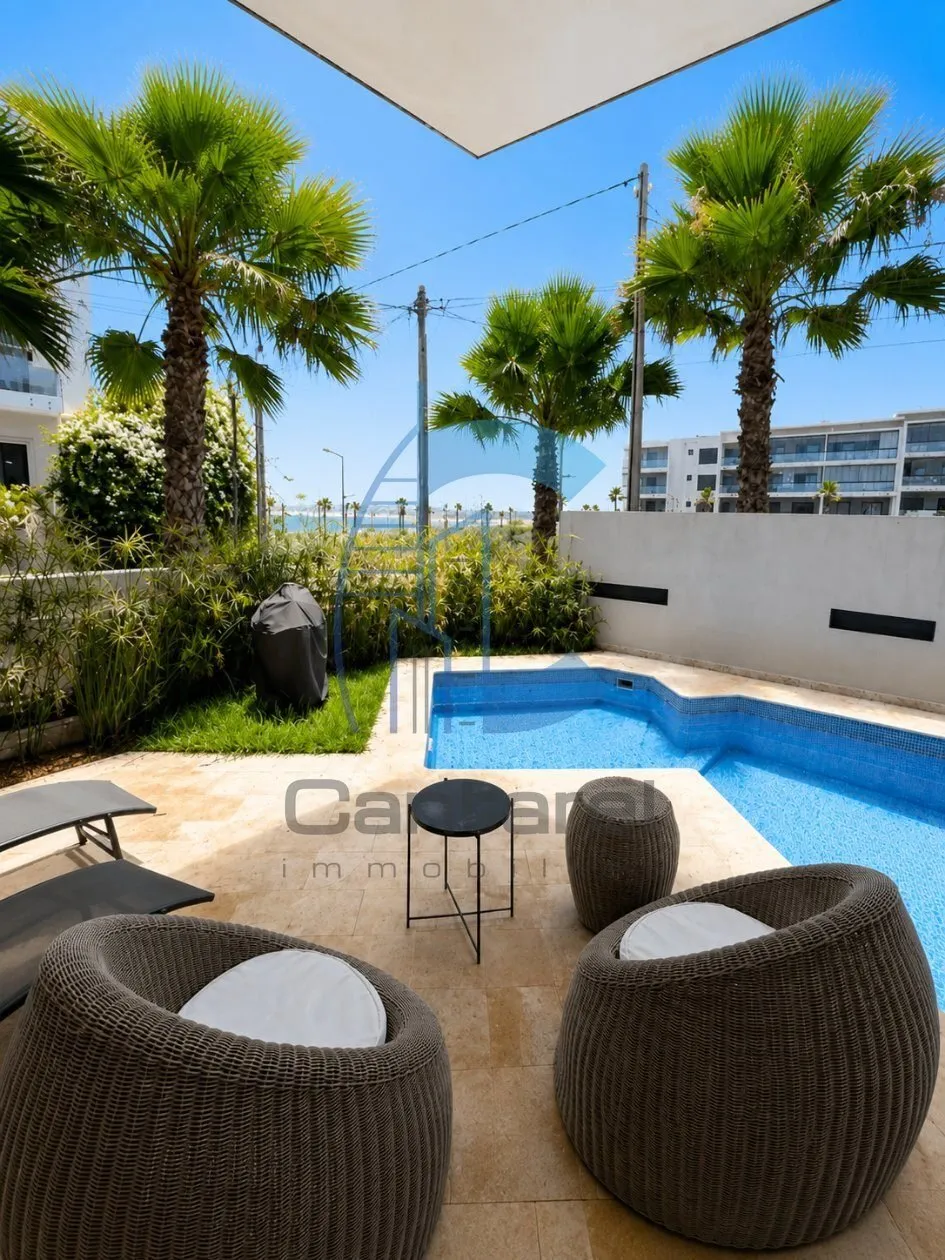 Dar Bouazza – À vendre – Villa d’angle avec vue mer – 6 chambres – 400 m² construits – Secteur Peninsula - الدار البيضاء