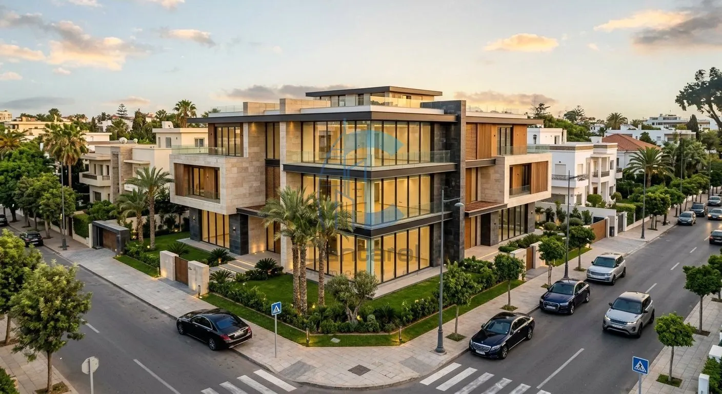 À VENDRE – Villa Commerciale d’Angle d’Exception | Oasis - الدار البيضاء