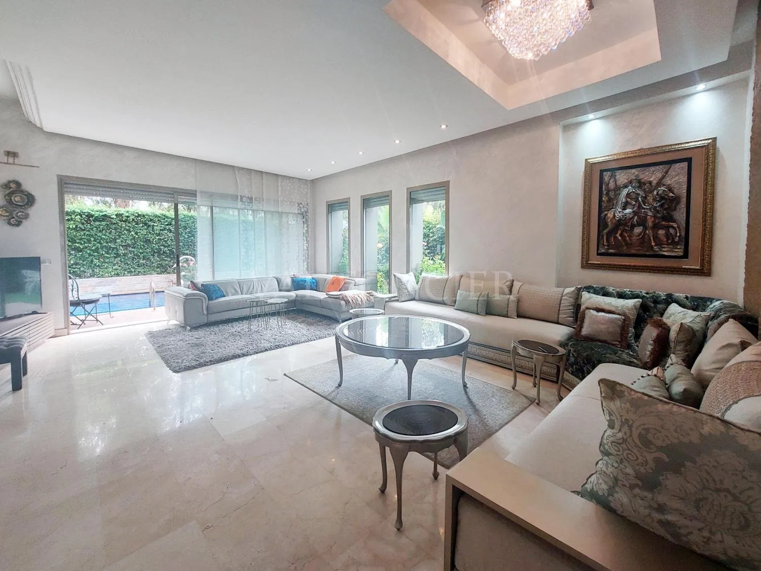 Vente très belle villa jumelée bien située à Prestigia Bouskoura - الدار البيضاء (4)