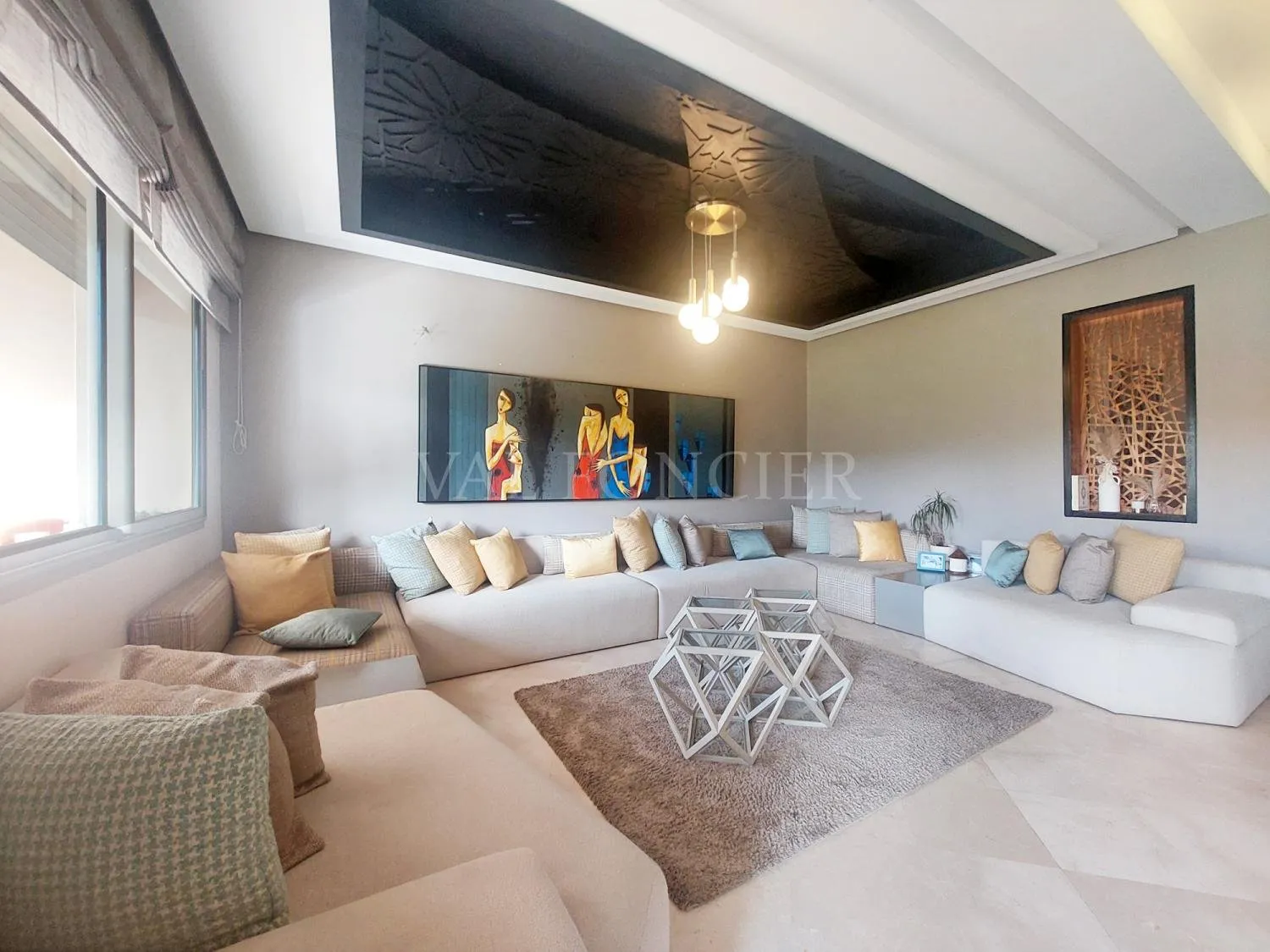 Vente Exceptionnel appartement très moderne 266m2 avec jardin privatif, Bouskoura - الدار البيضاء (2)