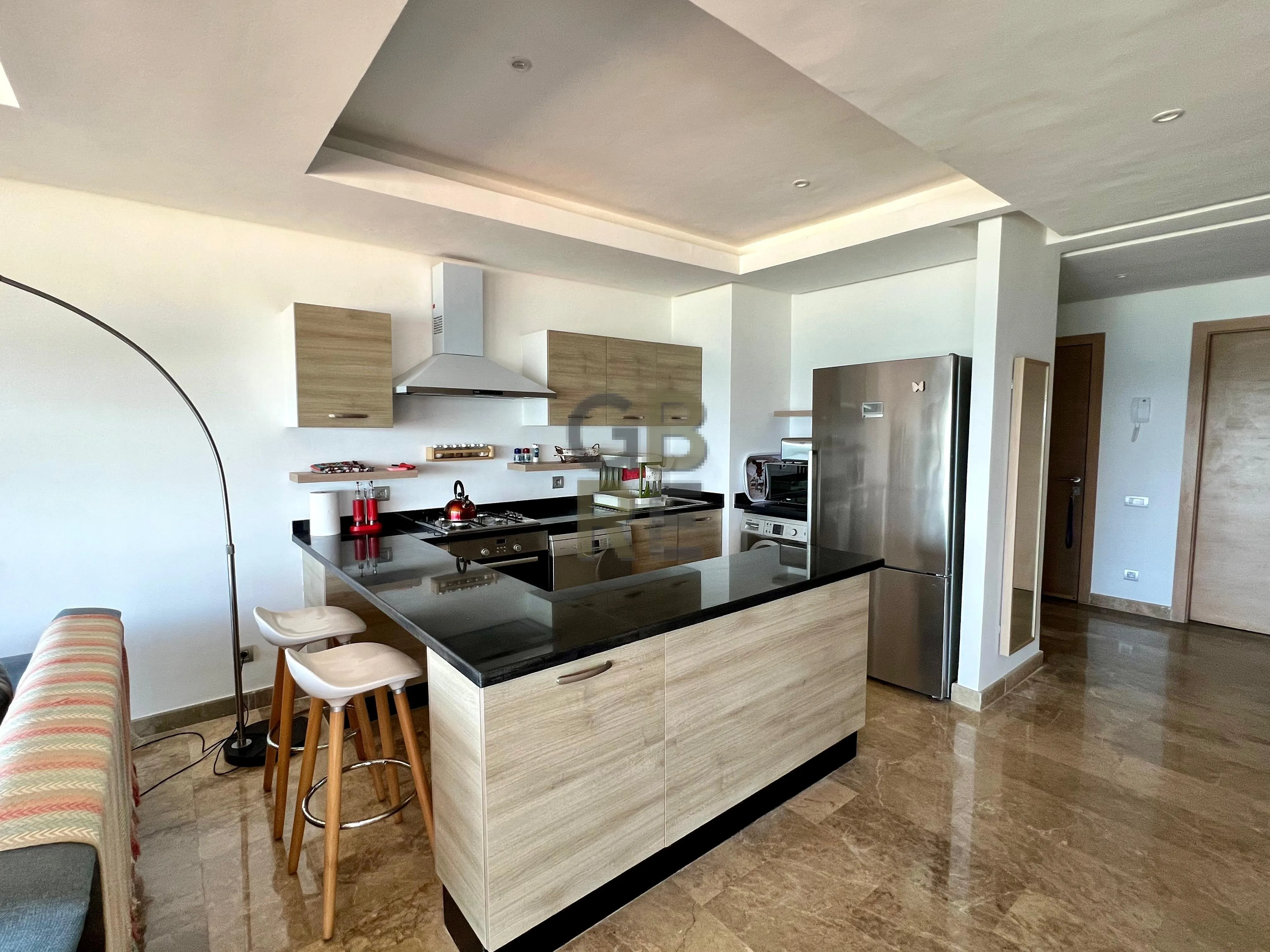 Bel appartement meublée vue sur mer à Plage des nations - الرباط (2)