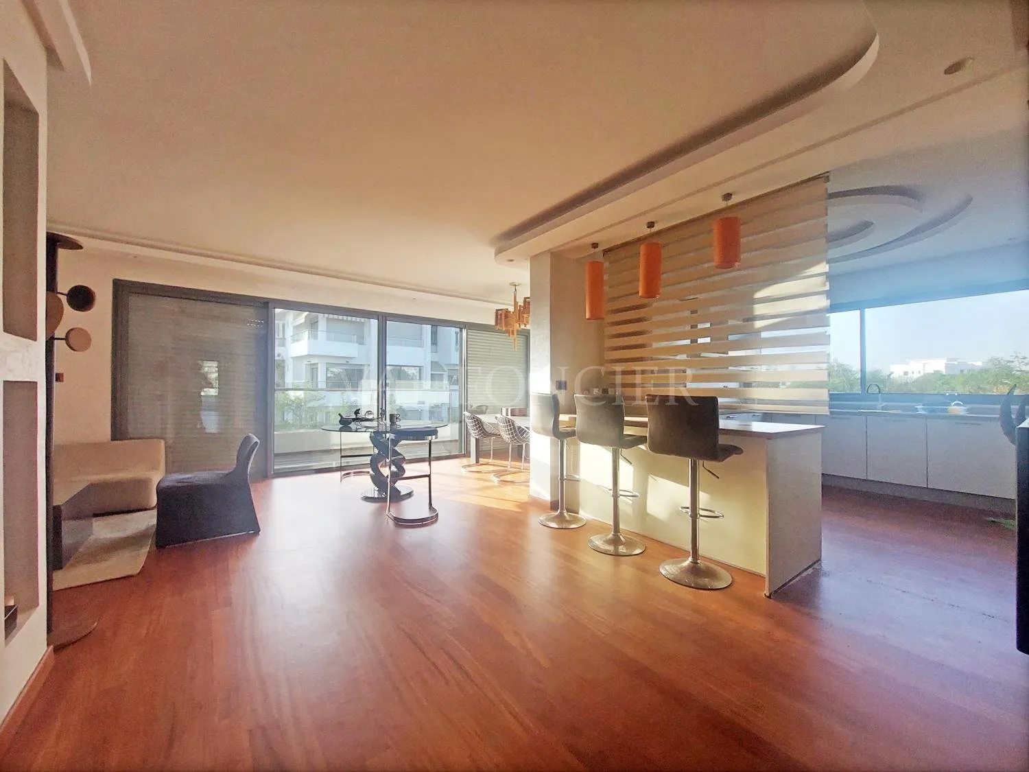 Vente très bel appartement 165m2 3chambres avec terrasse, ville verte Bouskoura - الدار البيضاء (2)