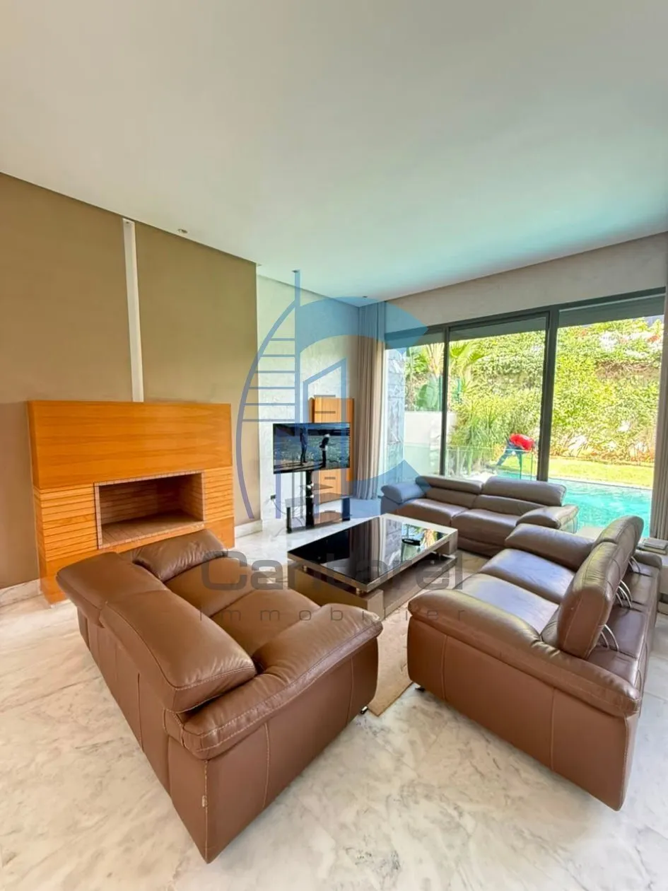 SPACIEUX VILLA À LA VENTE BOUSKOURA - الدار البيضاء (4)